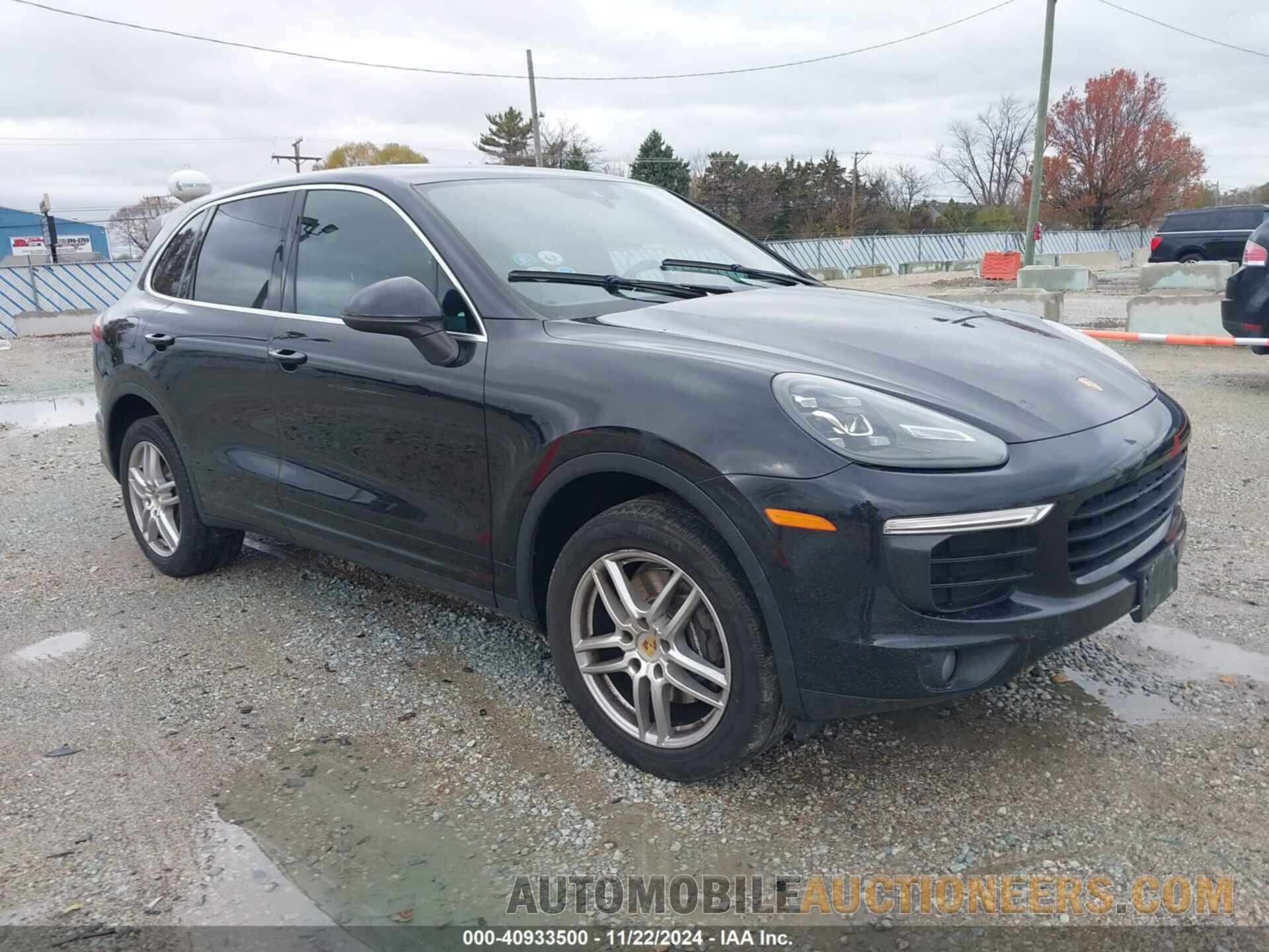 WP1AA2A27GKA10101 PORSCHE CAYENNE 2016