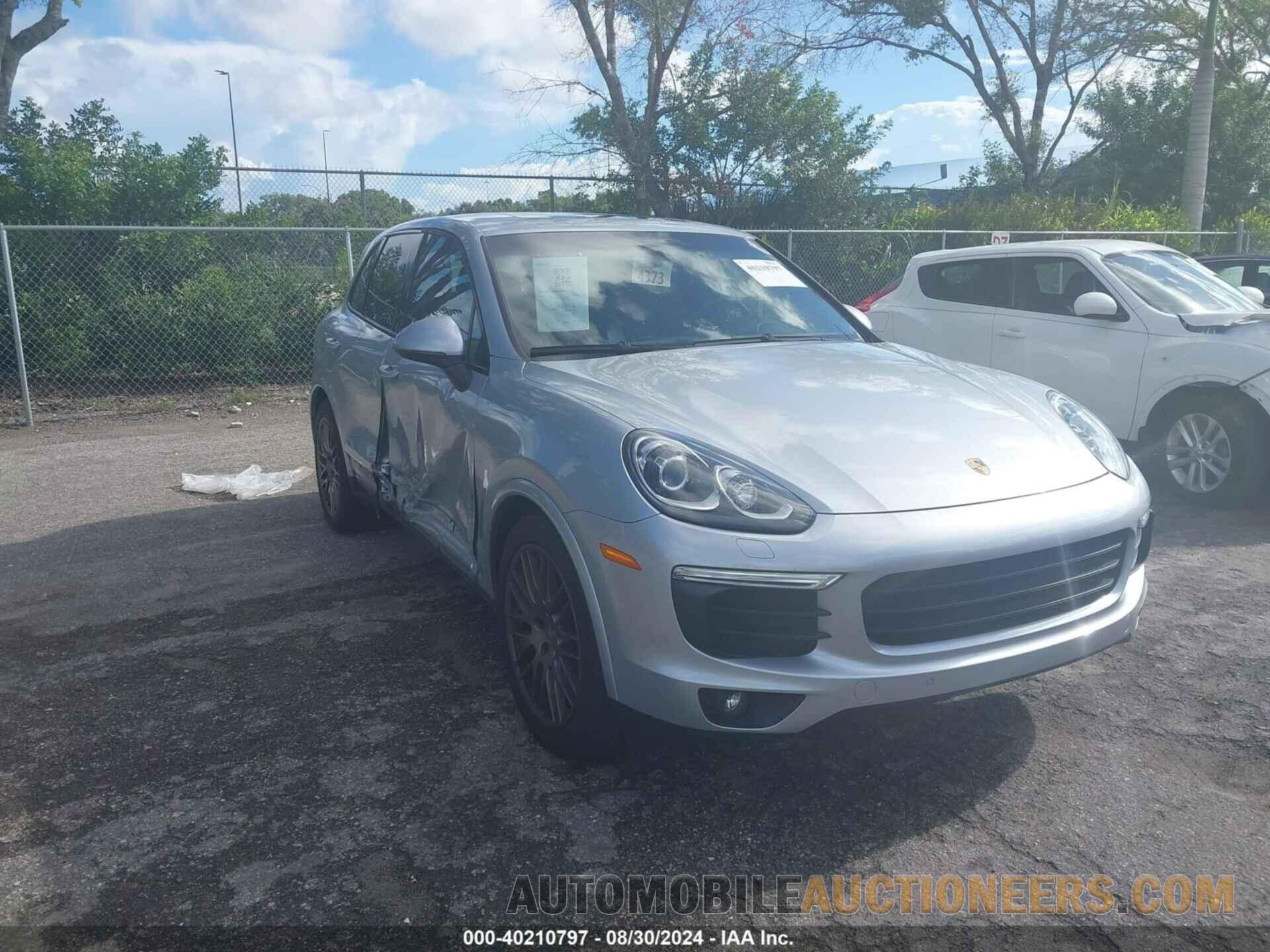 WP1AA2A27JKA03186 PORSCHE CAYENNE 2018