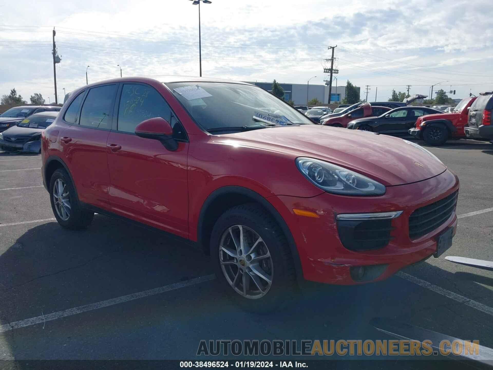 WP1AA2A2XGKA12361 PORSCHE CAYENNE 2016