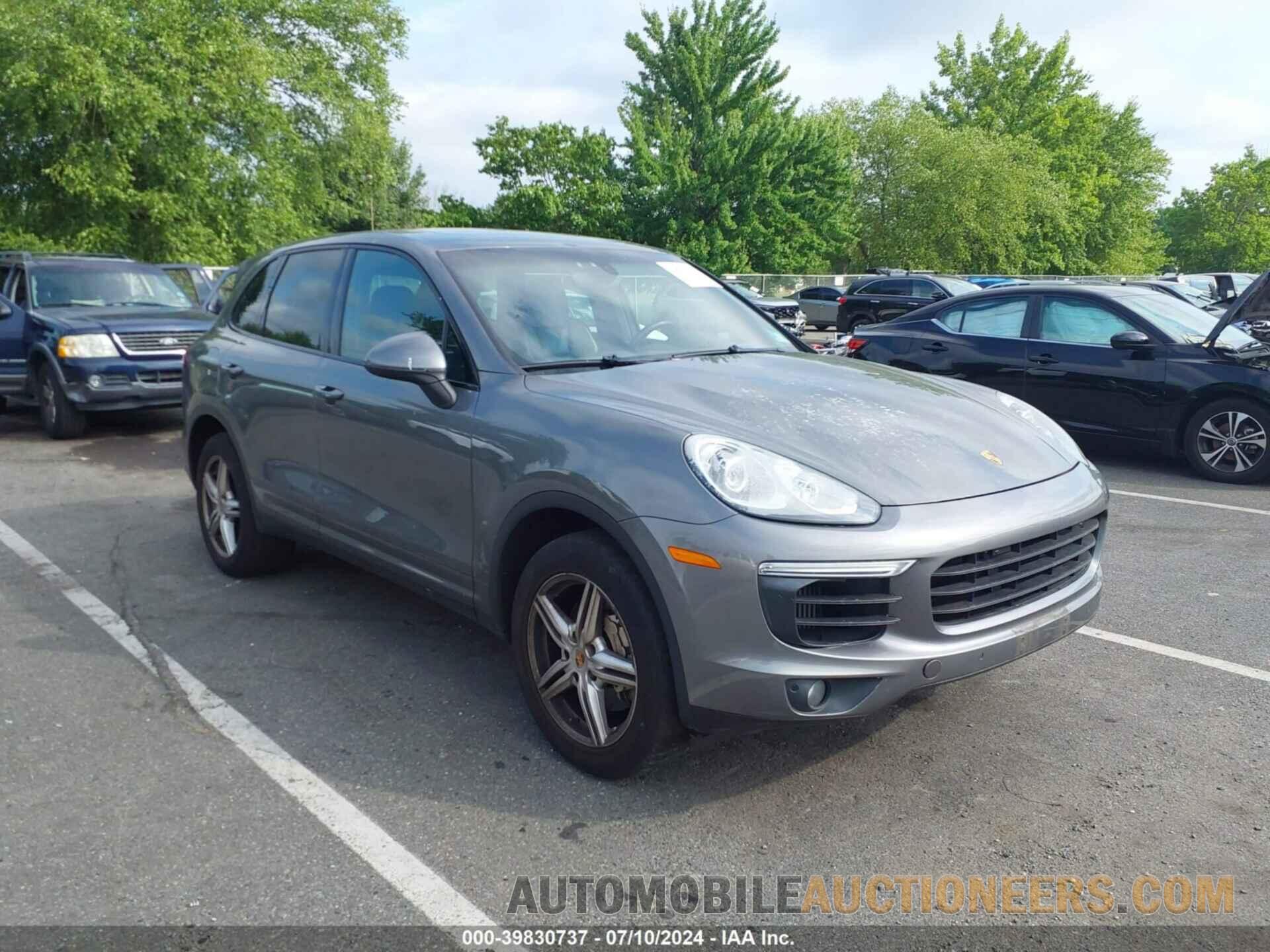 WP1AB2A23GLA92657 PORSCHE CAYENNE 2016