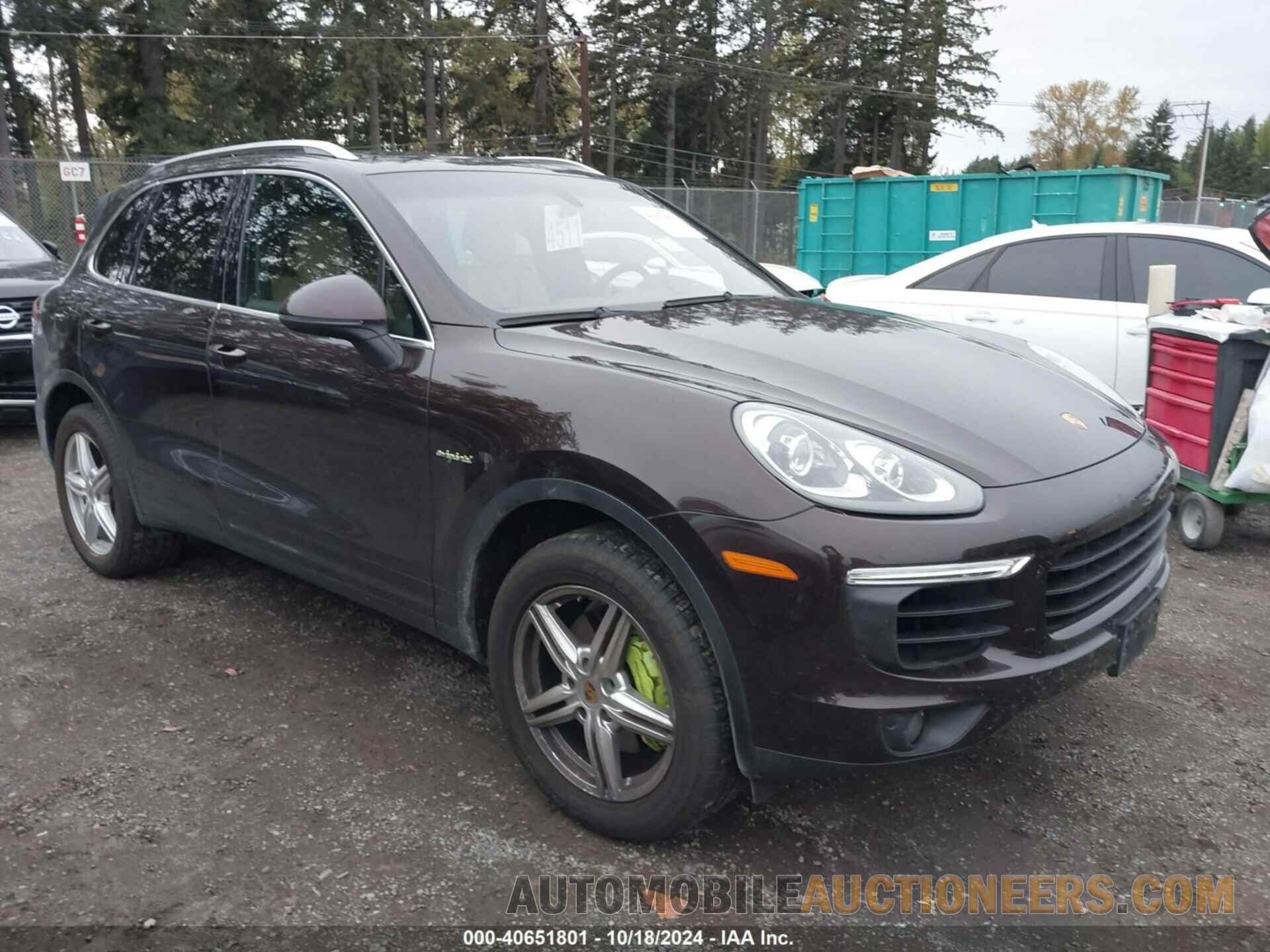 WP1AE2A23FLA53508 PORSCHE CAYENNE E-HYBRID 2015