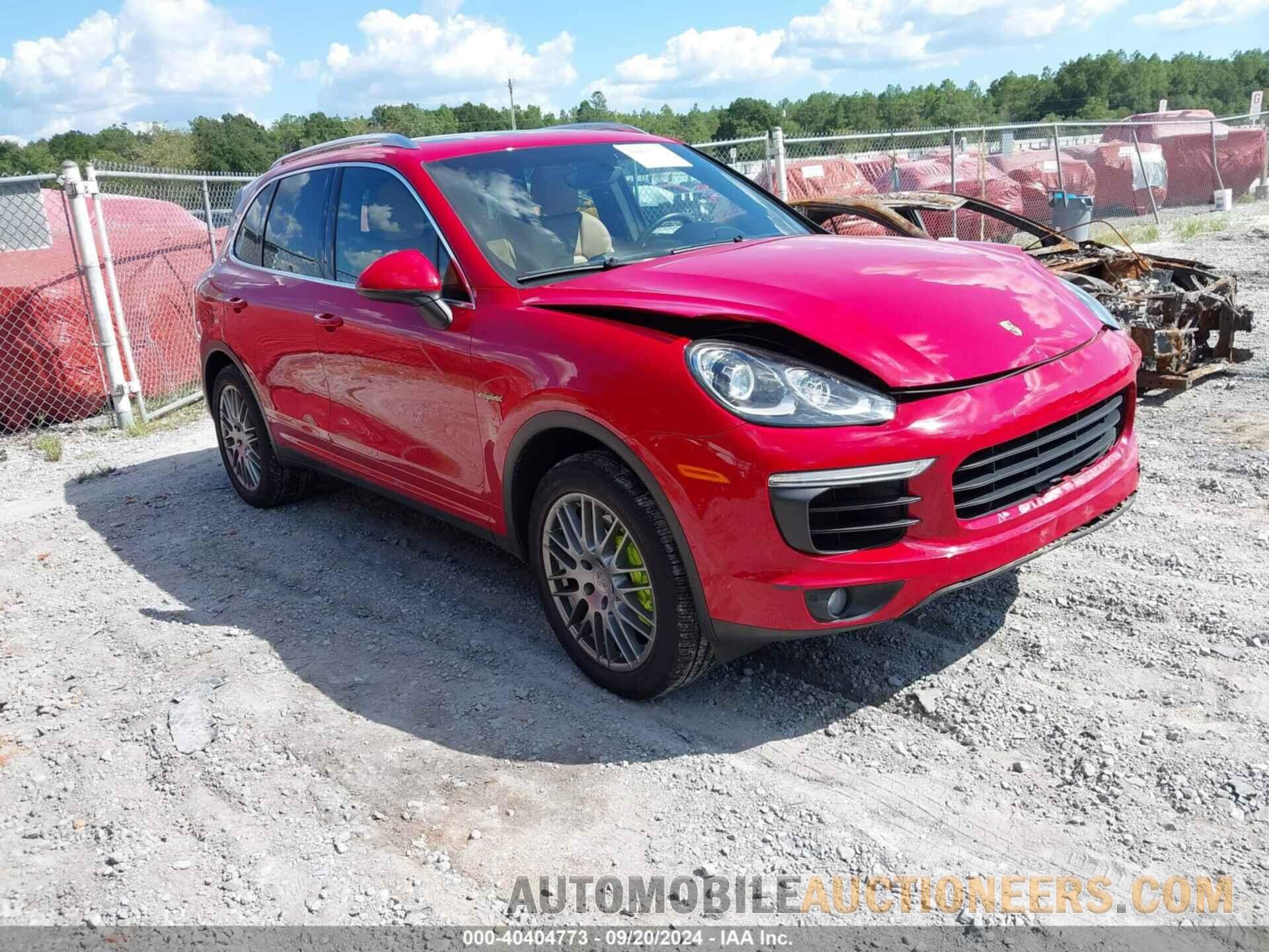 WP1AE2A23GLA58838 PORSCHE CAYENNE 2016