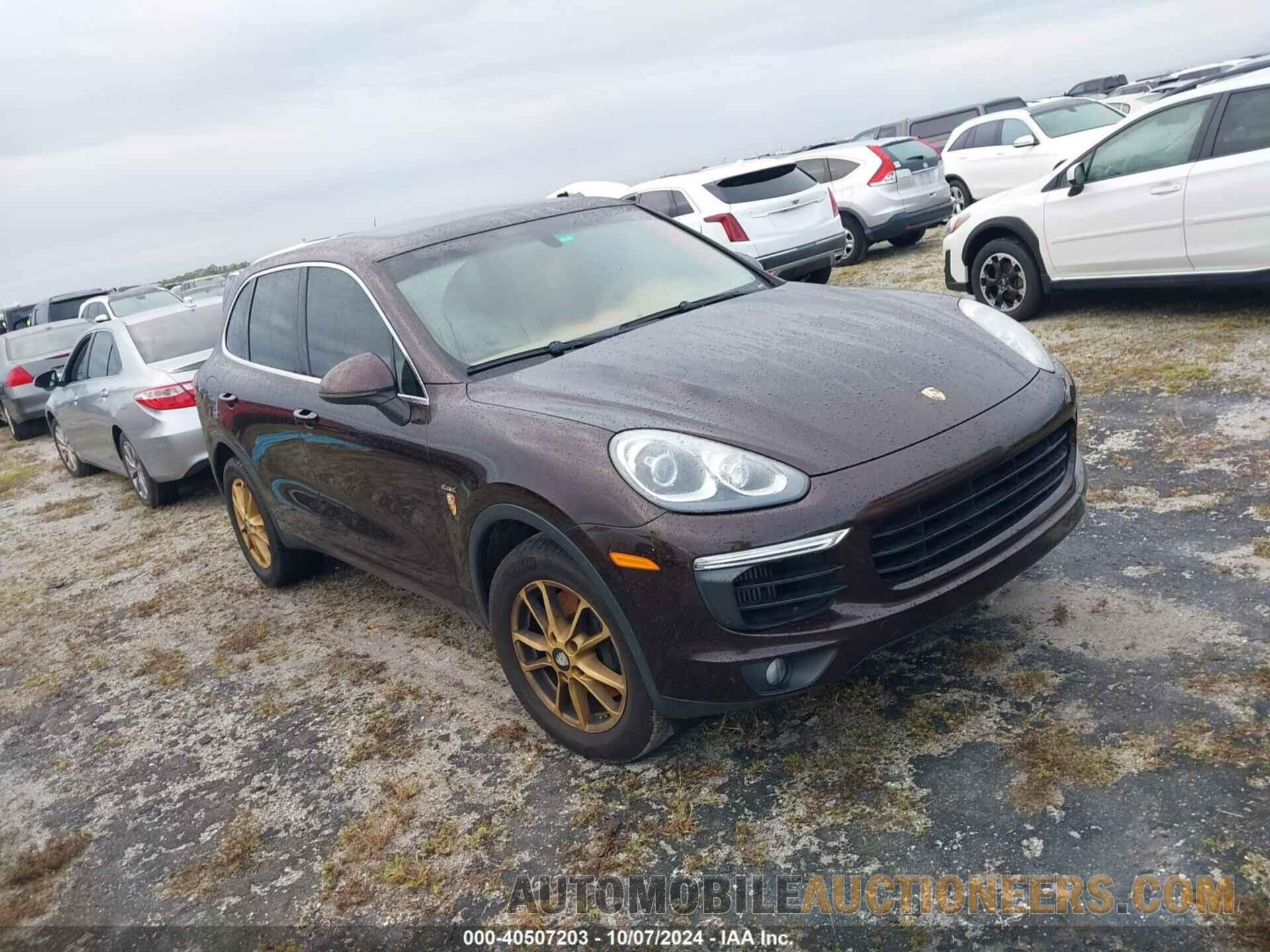 WP1AF2A21GKA40440 PORSCHE CAYENNE 2016