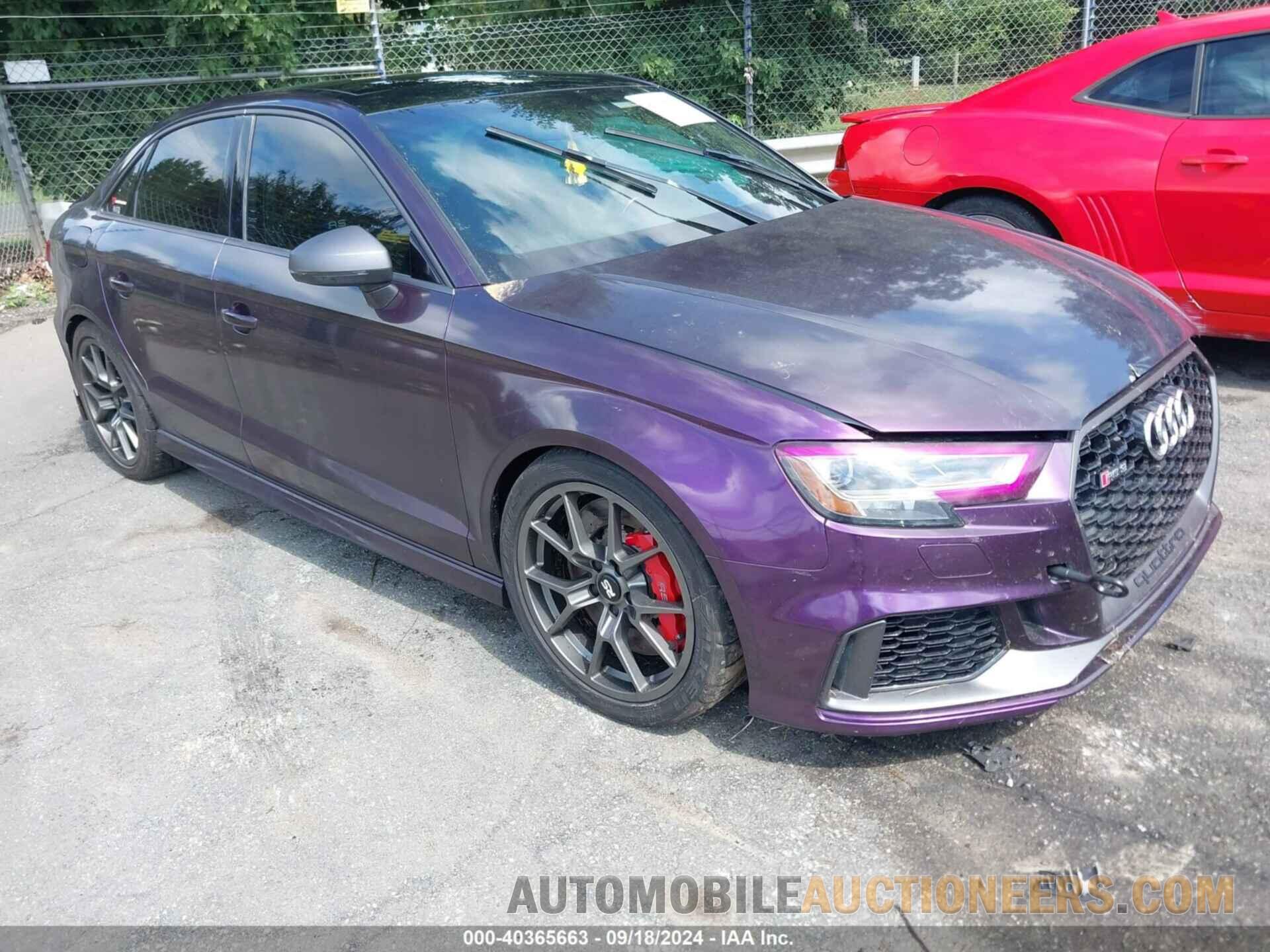 WUABWGFF8H1900357 AUDI RS 3 2017