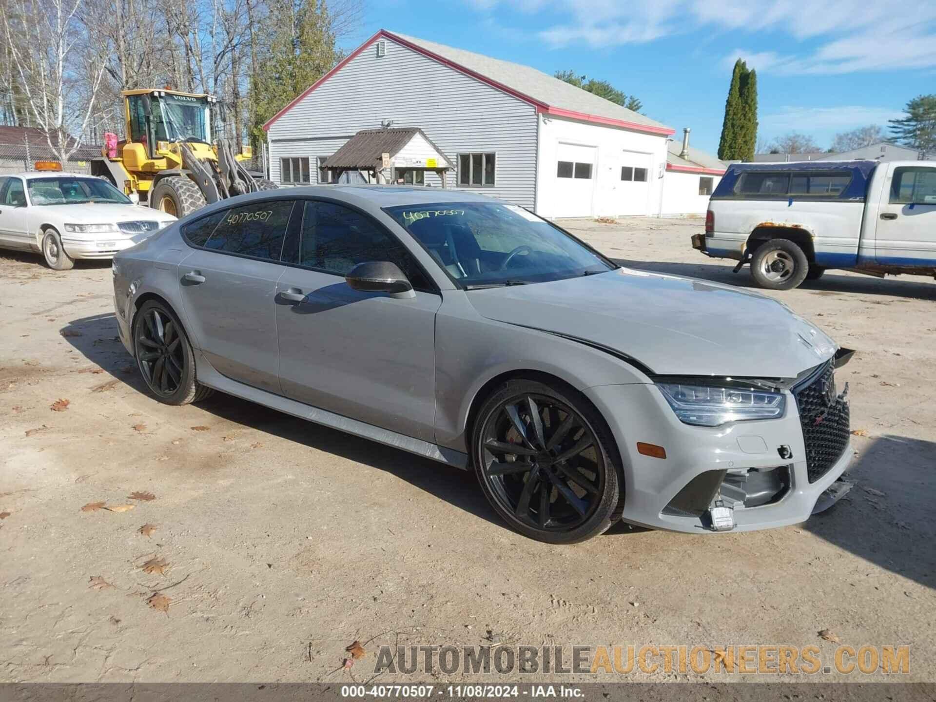 WUAWRBFC5JN900221 AUDI RS7 2018