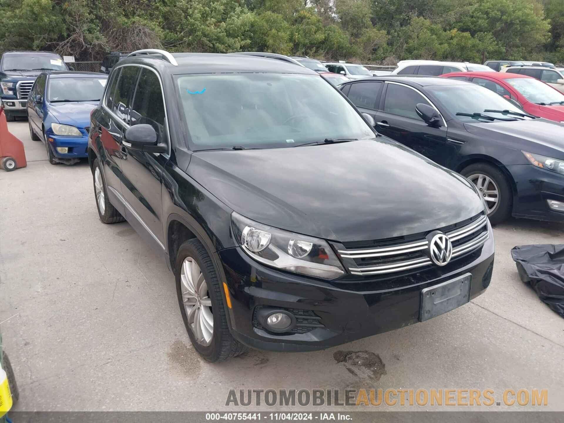 WVGAV3AX4DW587112 VOLKSWAGEN TIGUAN 2013