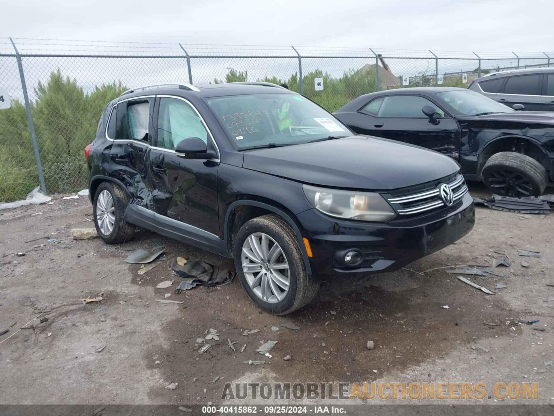 WVGAV3AX5DW073303 VOLKSWAGEN TIGUAN 2013