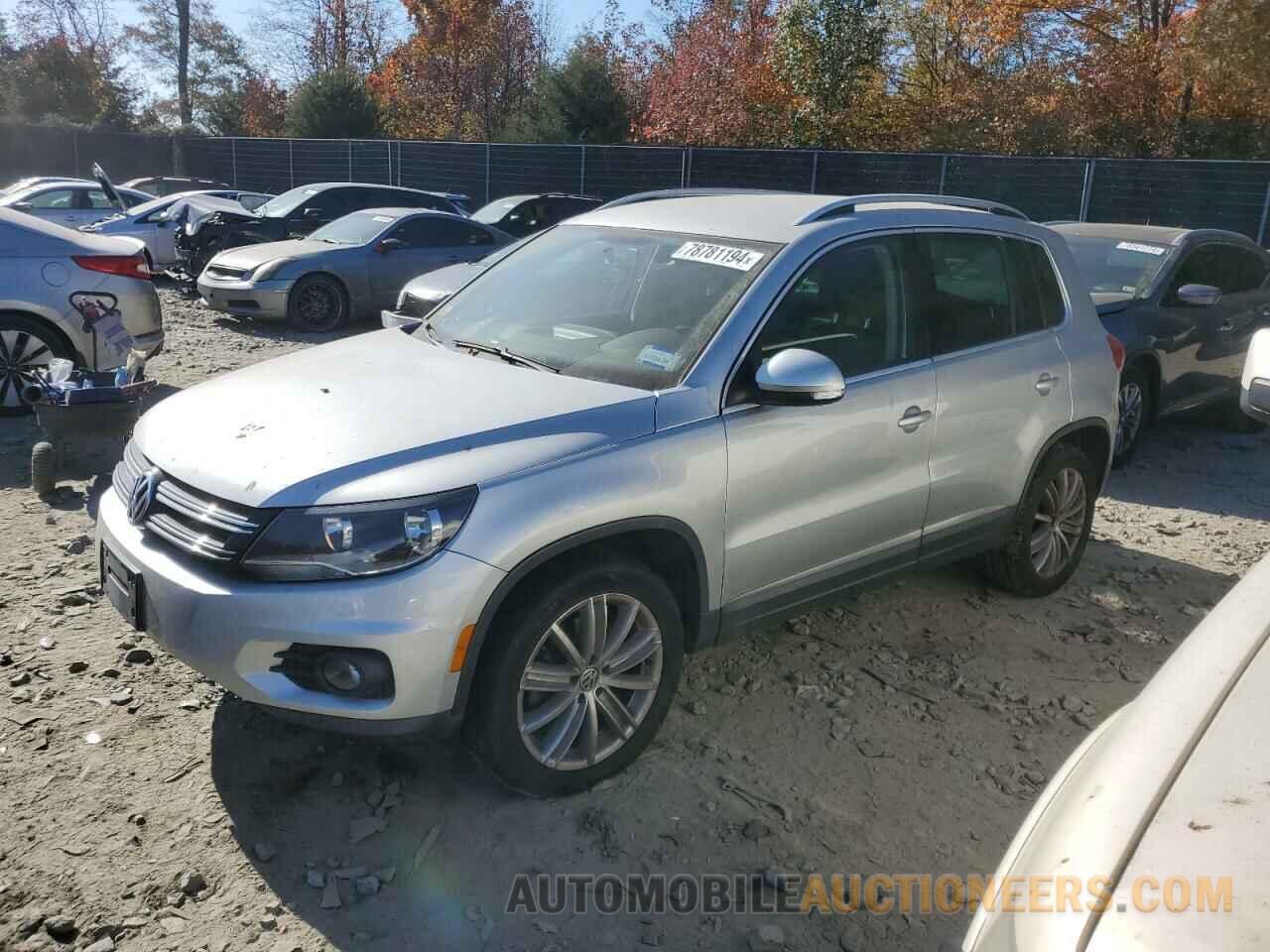 WVGAV7AX0CW524806 VOLKSWAGEN TIGUAN 2012