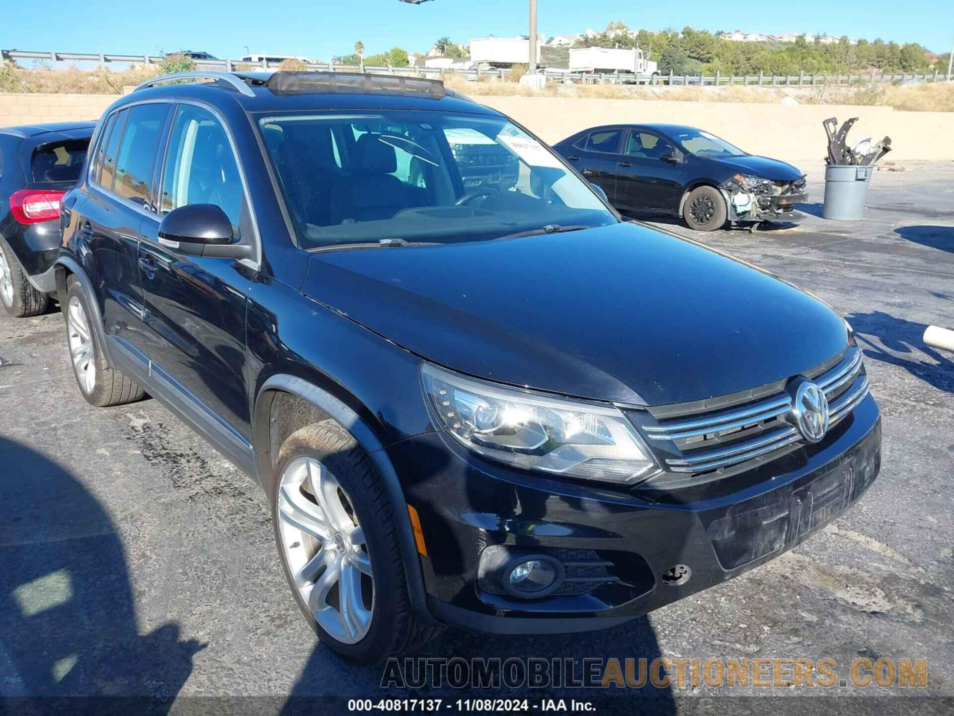 WVGAV7AX0CW610794 VOLKSWAGEN TIGUAN 2012