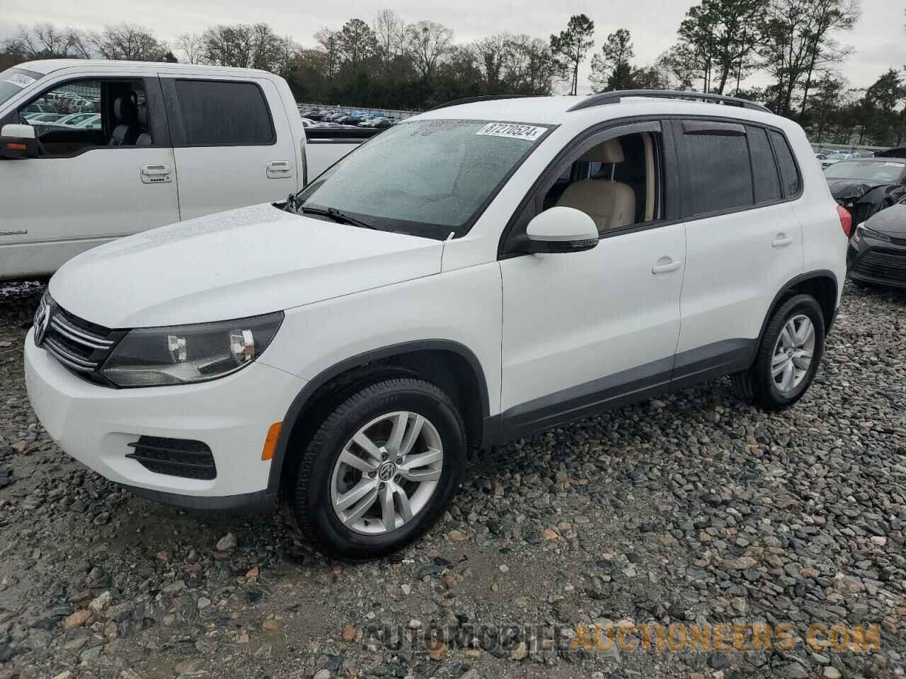 WVGAV7AX3GW509870 VOLKSWAGEN TIGUAN 2016