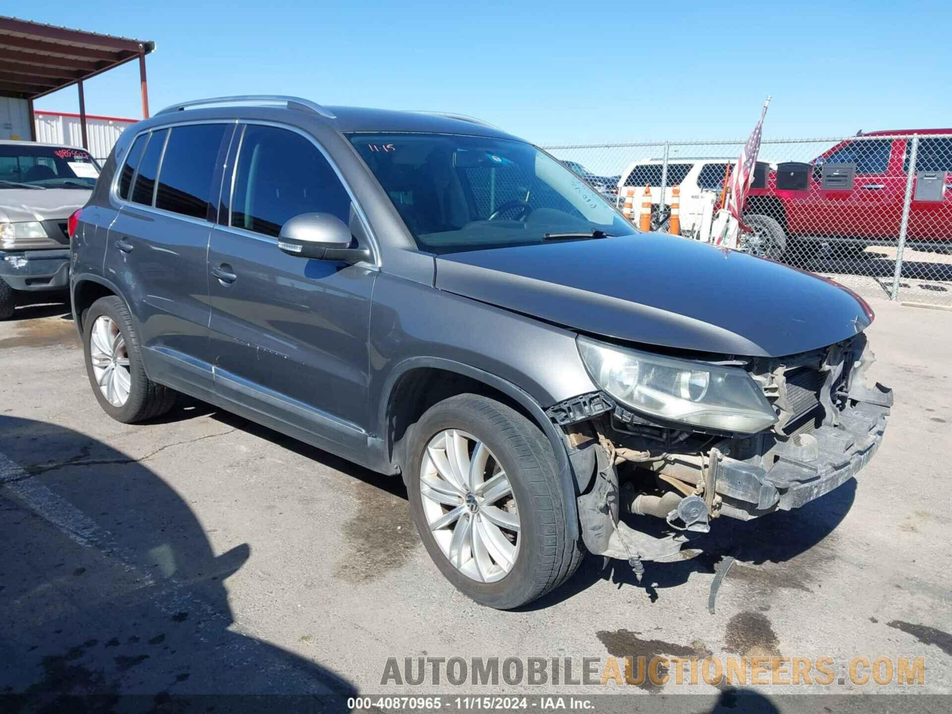 WVGAV7AX5CW005573 VOLKSWAGEN TIGUAN 2012