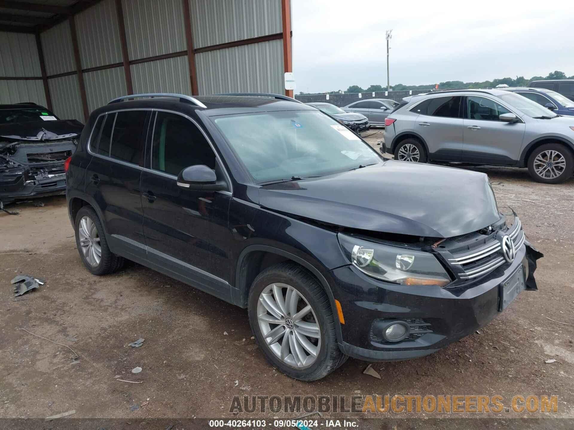 WVGAV7AX5CW611195 VOLKSWAGEN TIGUAN 2012