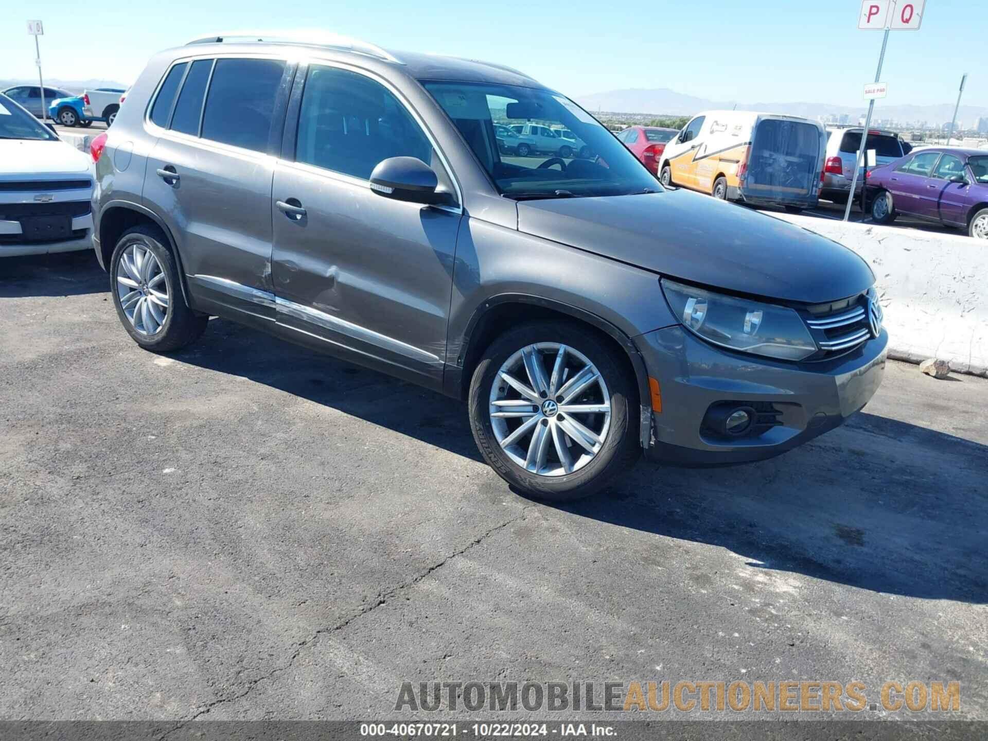 WVGAV7AX6CW001371 VOLKSWAGEN TIGUAN 2012