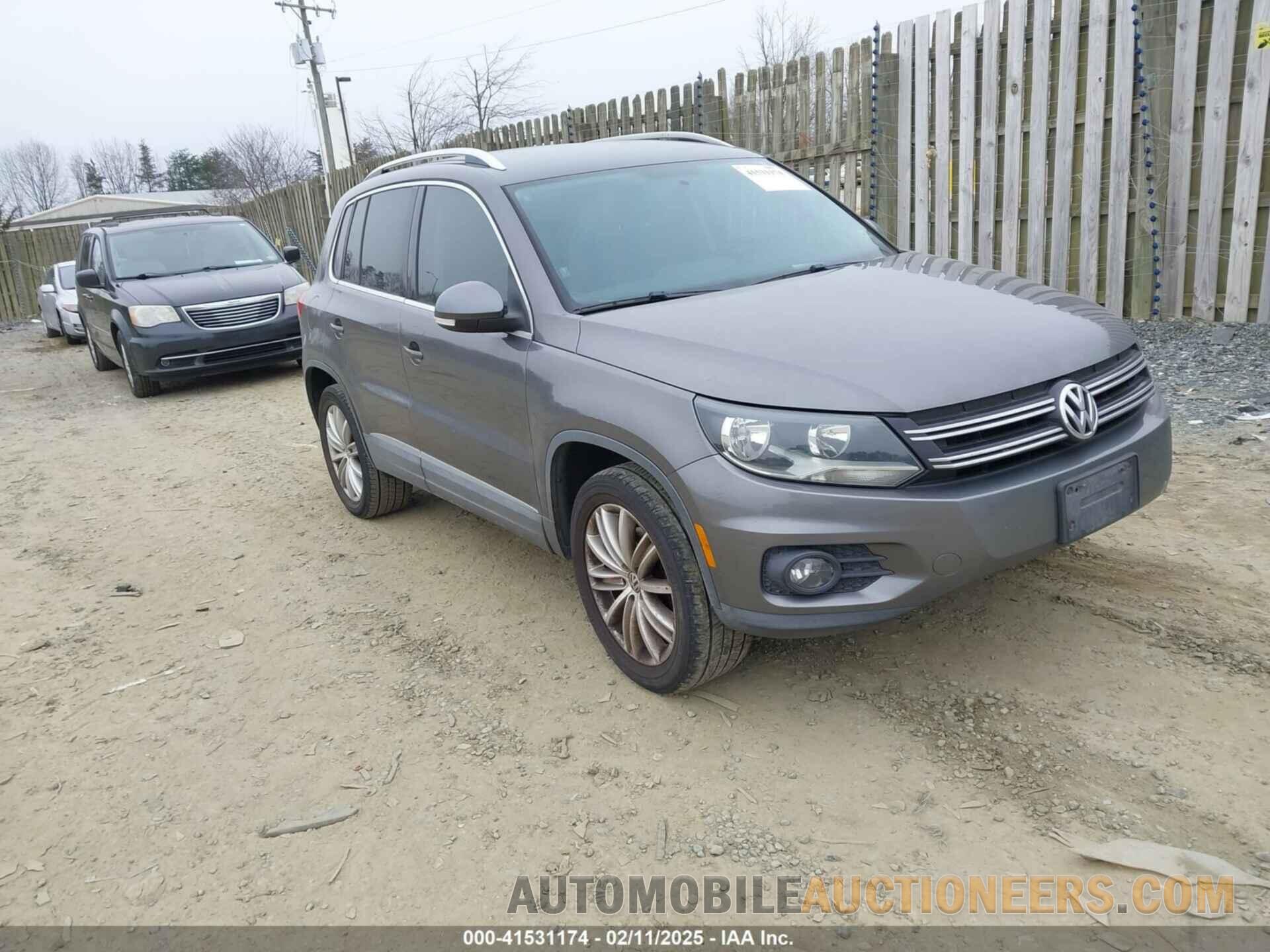 WVGAV7AX6CW001838 VOLKSWAGEN TIGUAN 2012