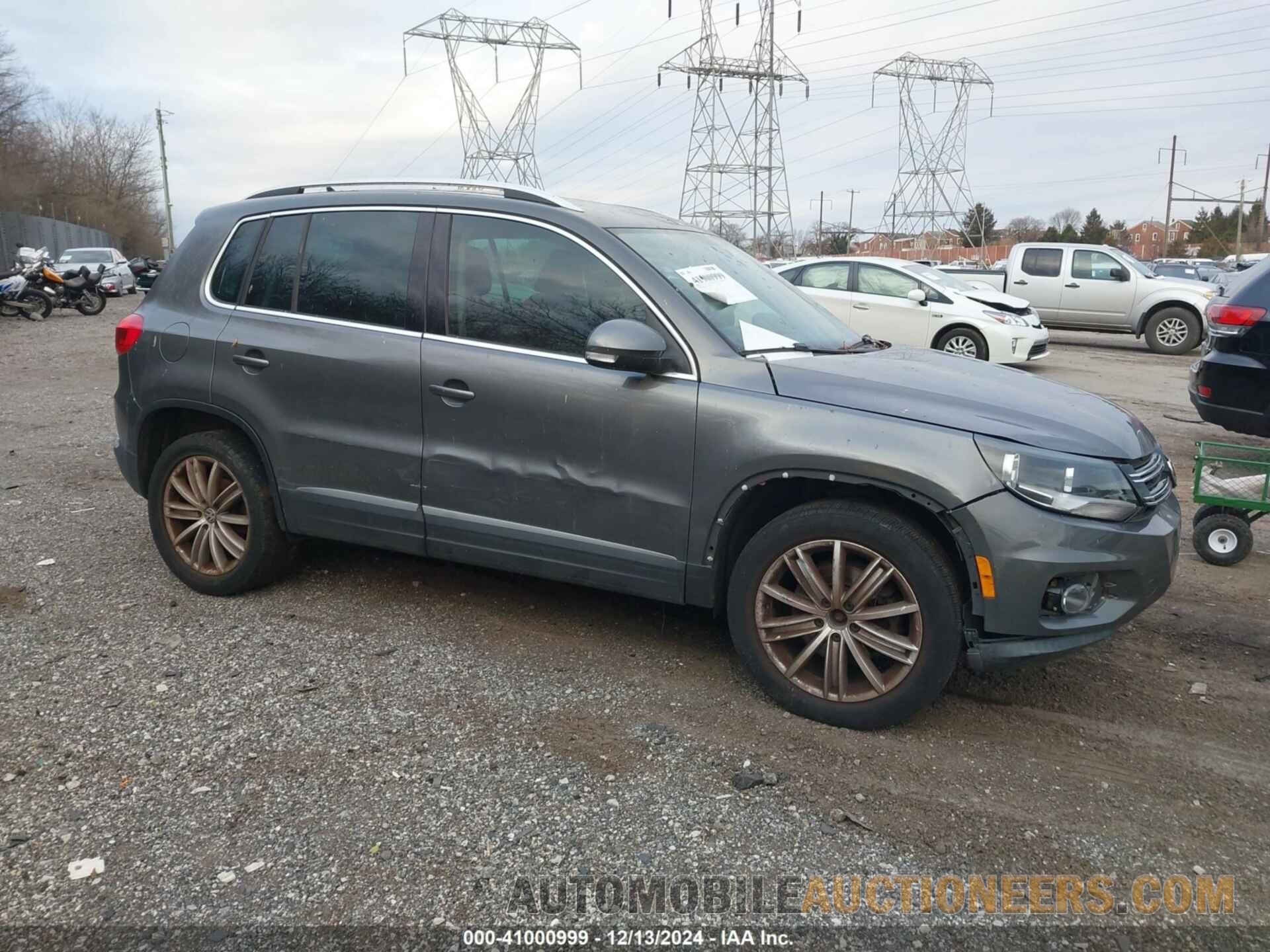 WVGAV7AX6CW078869 VOLKSWAGEN TIGUAN 2012