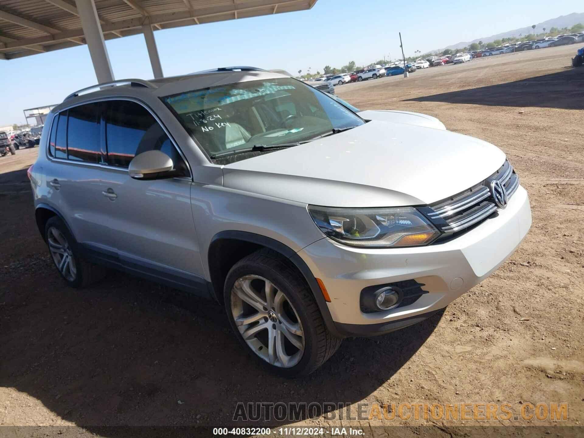 WVGAV7AX6CW560161 VOLKSWAGEN TIGUAN 2012