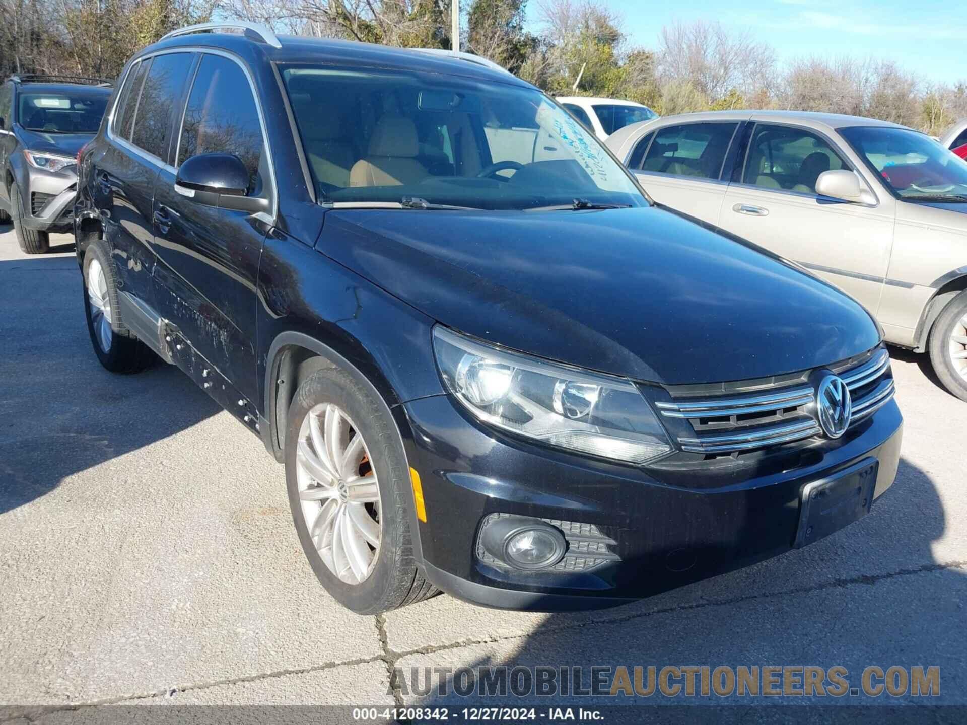 WVGAV7AX8CW526402 VOLKSWAGEN TIGUAN 2012