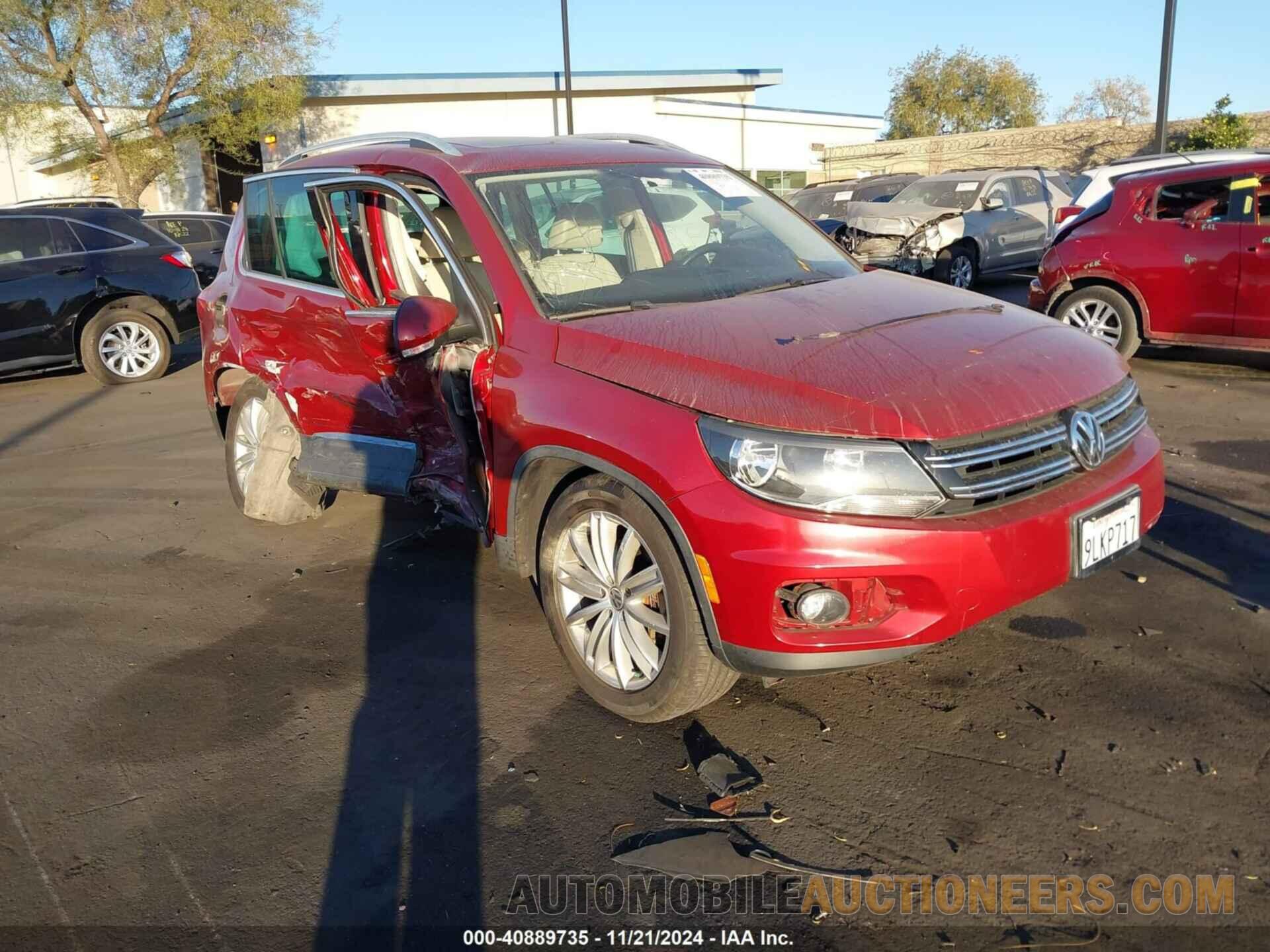 WVGBV3AX0EW025424 VOLKSWAGEN TIGUAN 2014