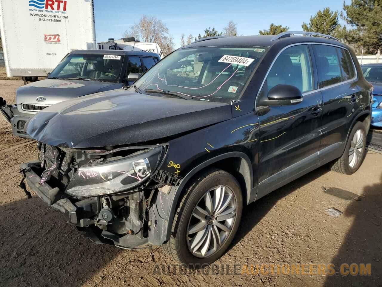 WVGBV3AX1EW536642 VOLKSWAGEN TIGUAN 2014