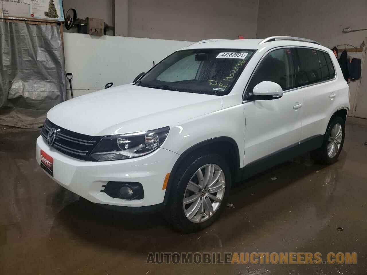 WVGBV3AX8EW622207 VOLKSWAGEN TIGUAN 2014