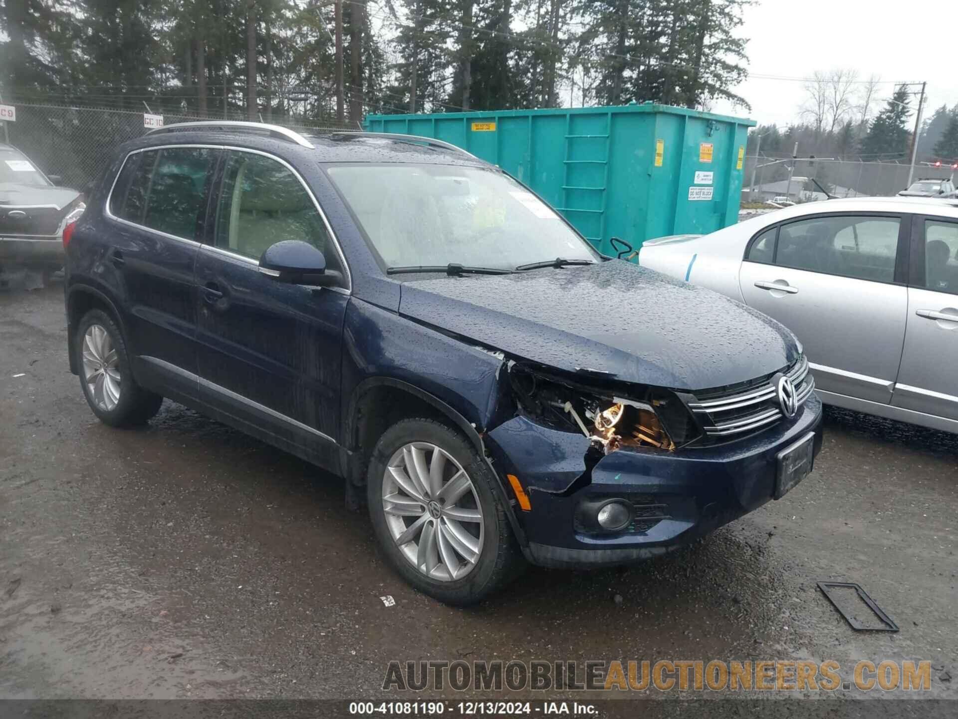 WVGBV3AXXDW583411 VOLKSWAGEN TIGUAN 2013