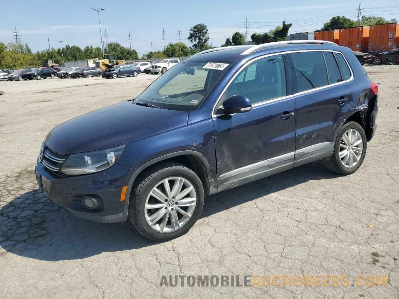 WVGBV7AX2CW599186 VOLKSWAGEN TIGUAN 2012