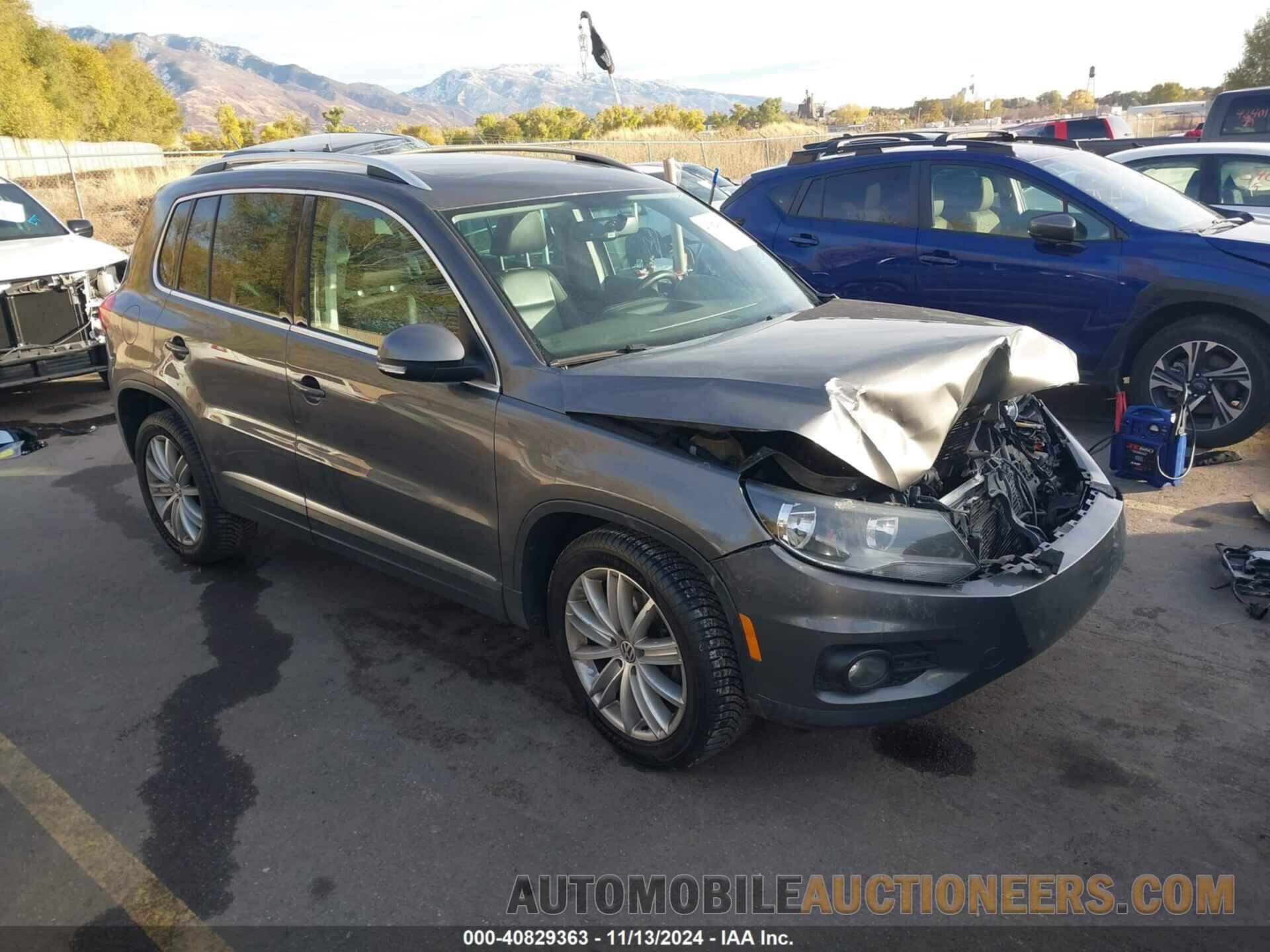 WVGBV7AX2DW003379 VOLKSWAGEN TIGUAN 2013