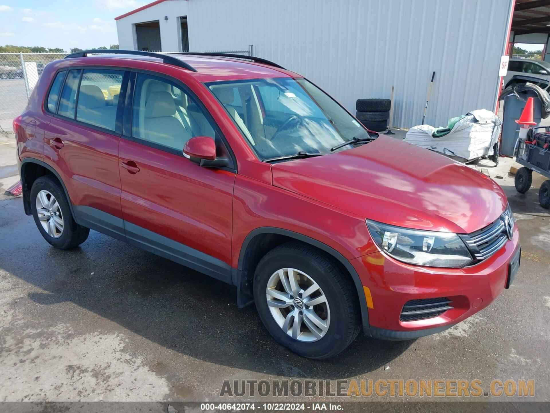 WVGBV7AX6GW080017 VOLKSWAGEN TIGUAN 2016