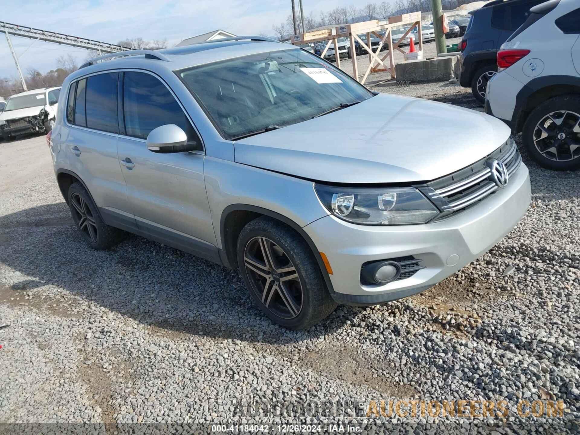 WVGBV7AX7CW558214 VOLKSWAGEN TIGUAN 2012