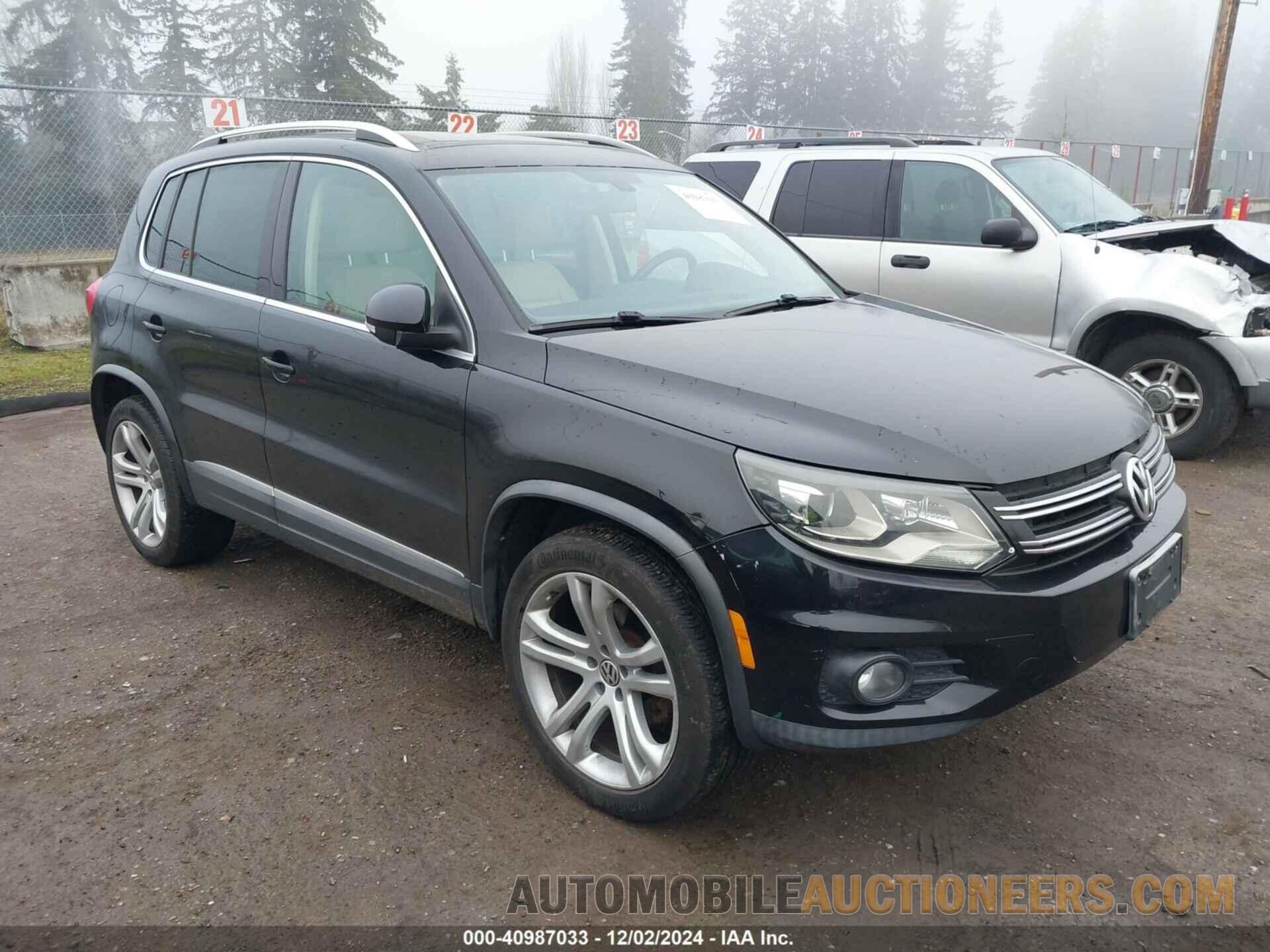 WVGBV7AX8DW513042 VOLKSWAGEN TIGUAN 2013