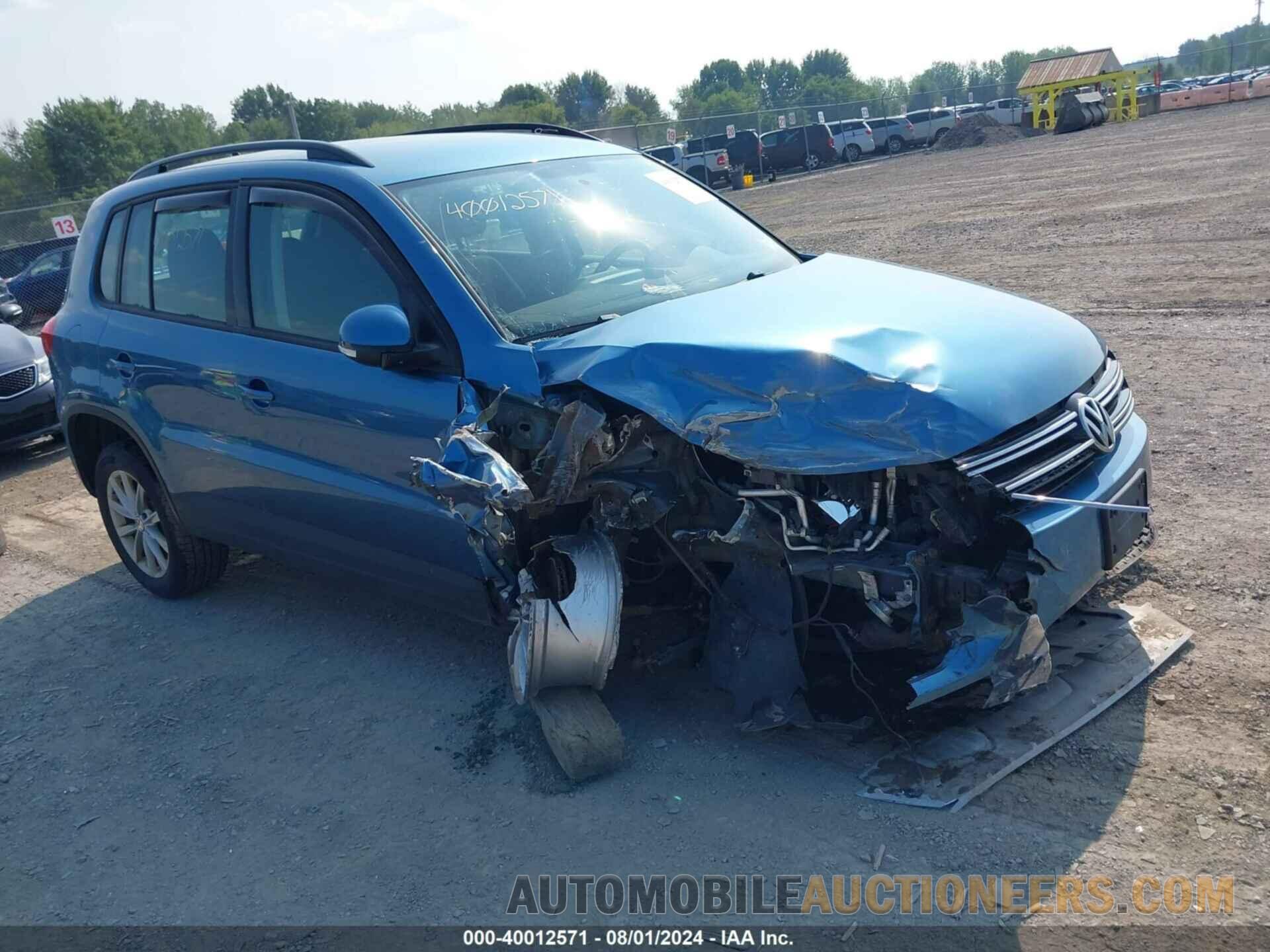 WVGBV7AX8HK047478 VOLKSWAGEN TIGUAN 2017