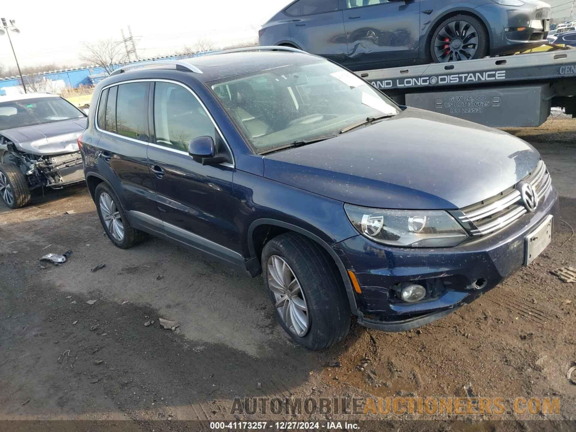 WVGBV7AX9CW559834 VOLKSWAGEN TIGUAN 2012