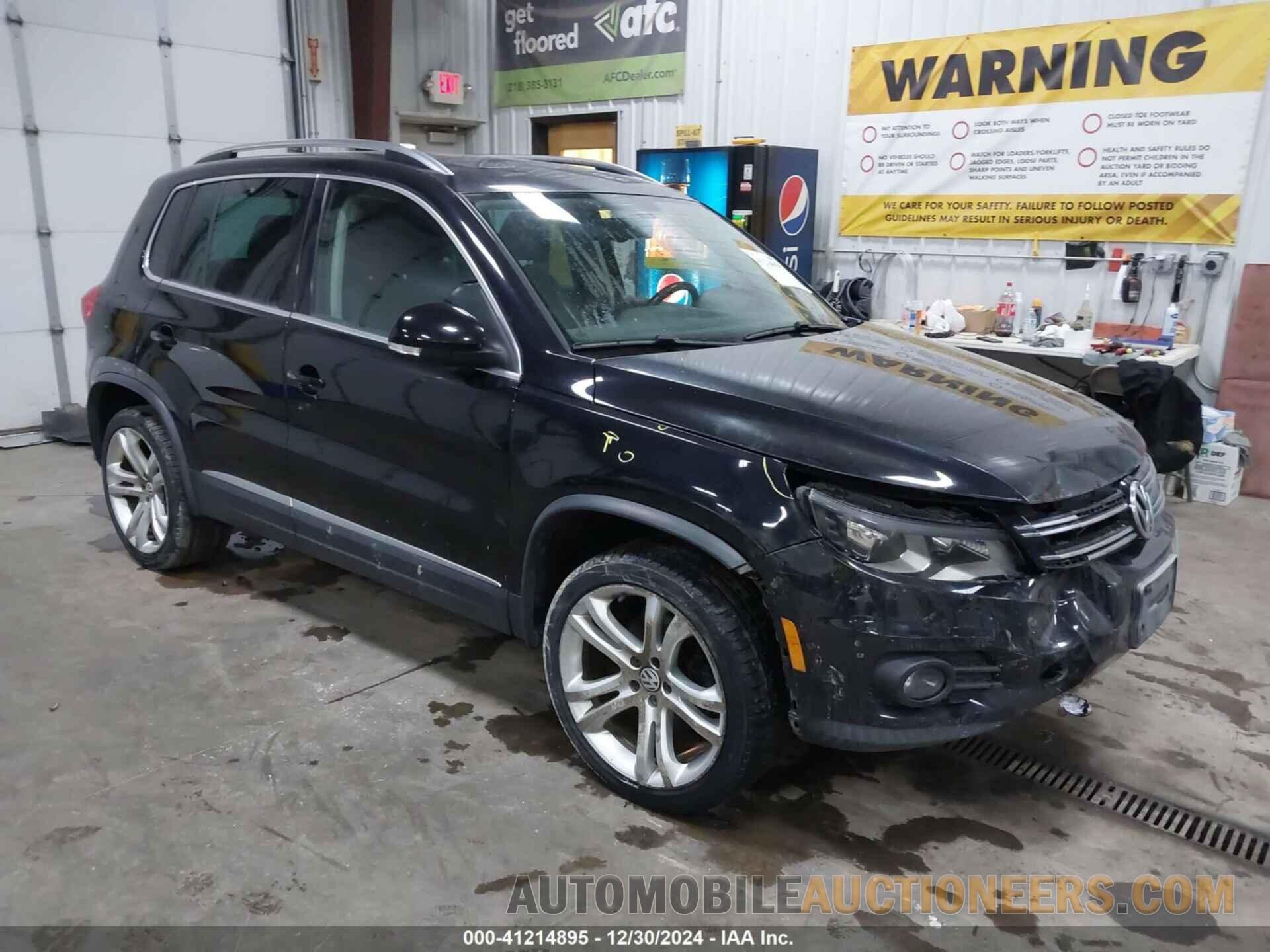 WVGBV7AX9CW604285 VOLKSWAGEN TIGUAN 2012