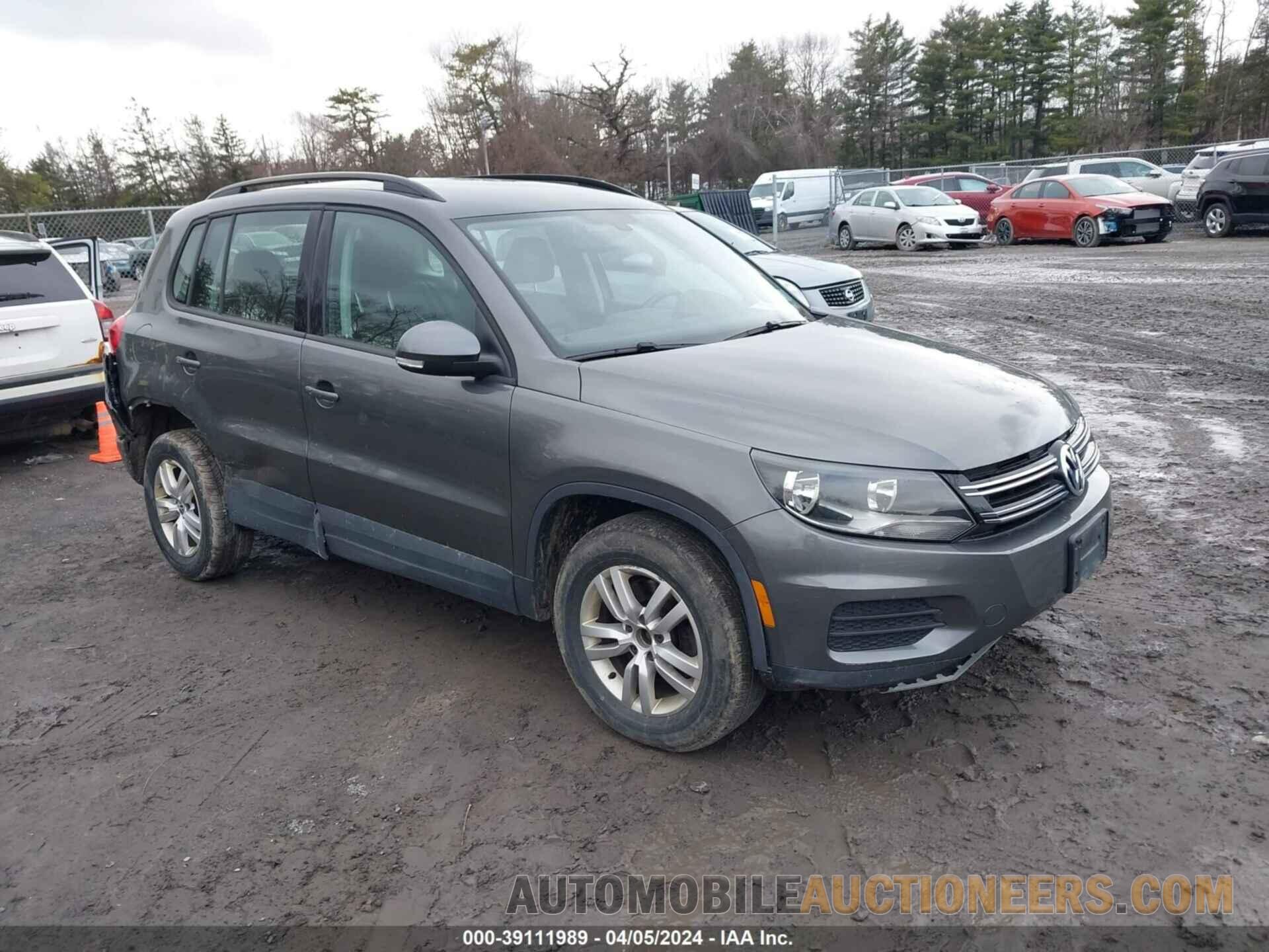 WVGBV7AX9GW617219 VOLKSWAGEN TIGUAN 2016