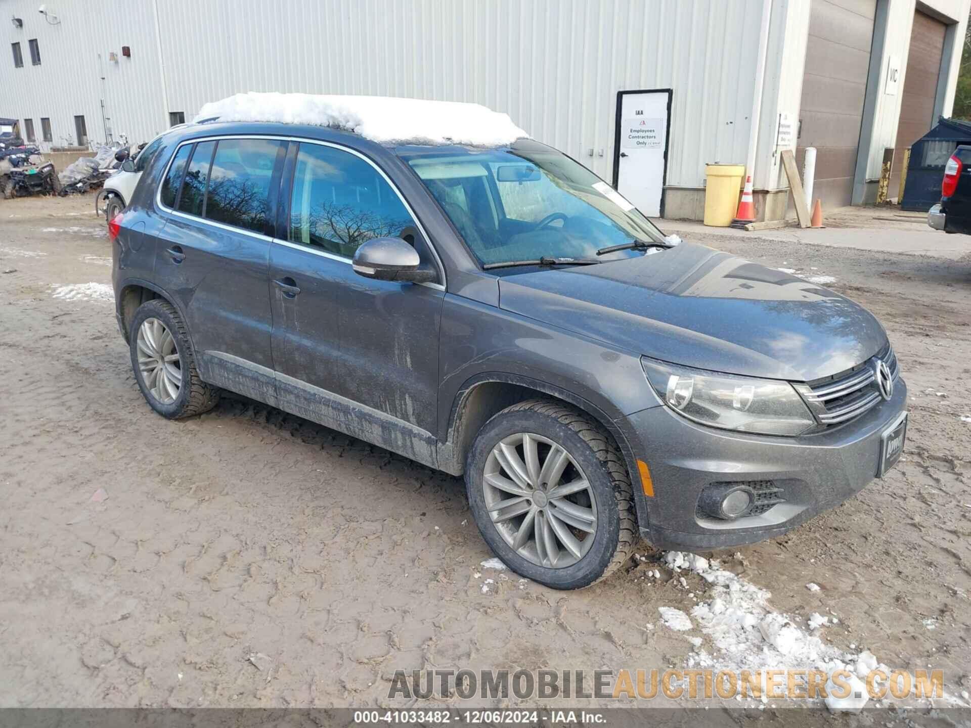 WVGBV7AXXCW078507 VOLKSWAGEN TIGUAN 2012