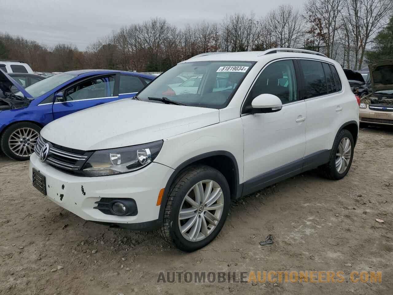 WVGBV7AXXCW539527 VOLKSWAGEN TIGUAN 2012