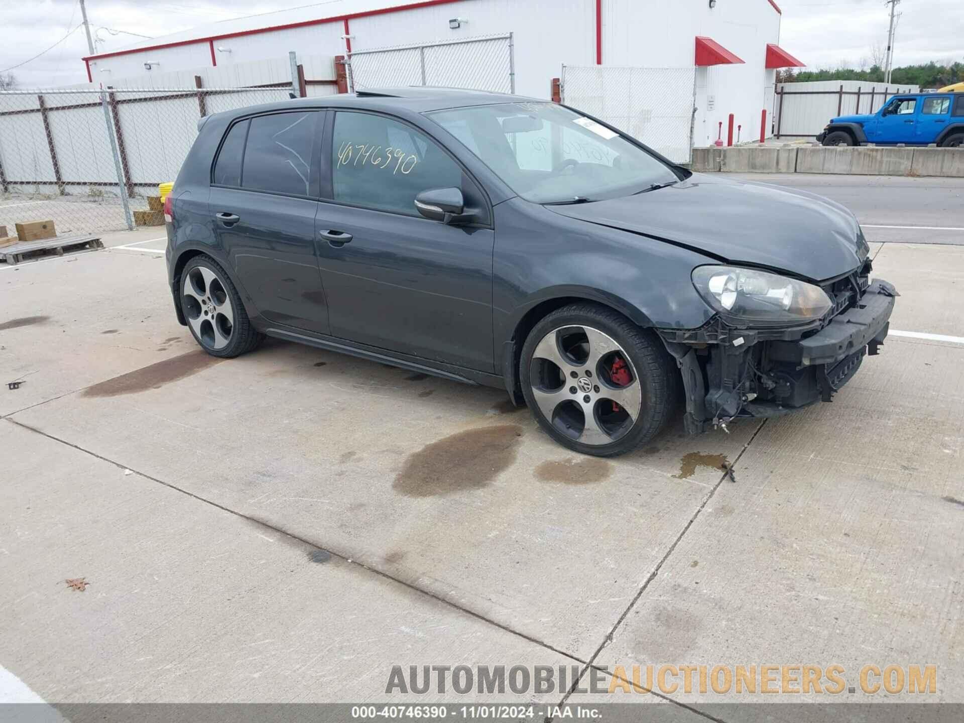 WVWHV7AJ8CW163629 VOLKSWAGEN GTI 2012