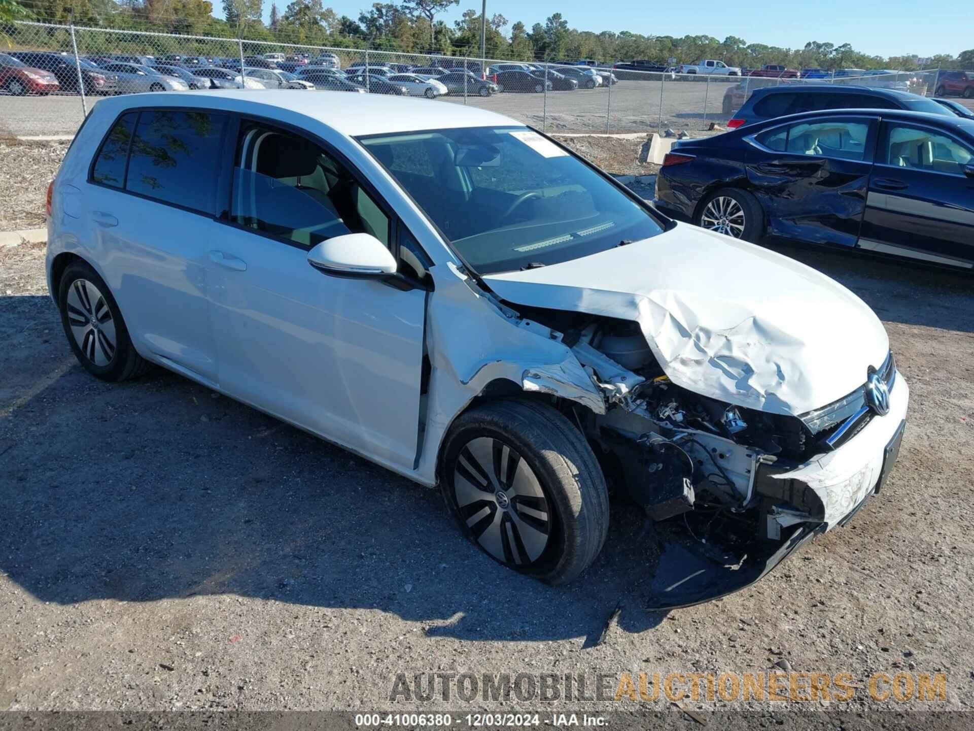 WVWKP7AU4GW906237 VOLKSWAGEN E-GOLF 2016