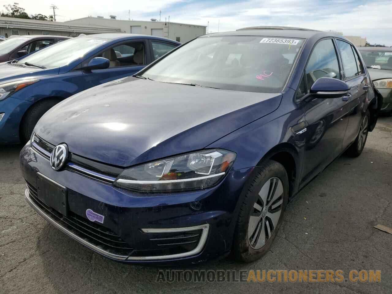 WVWKR7AU6KW908784 VOLKSWAGEN GOLF 2019