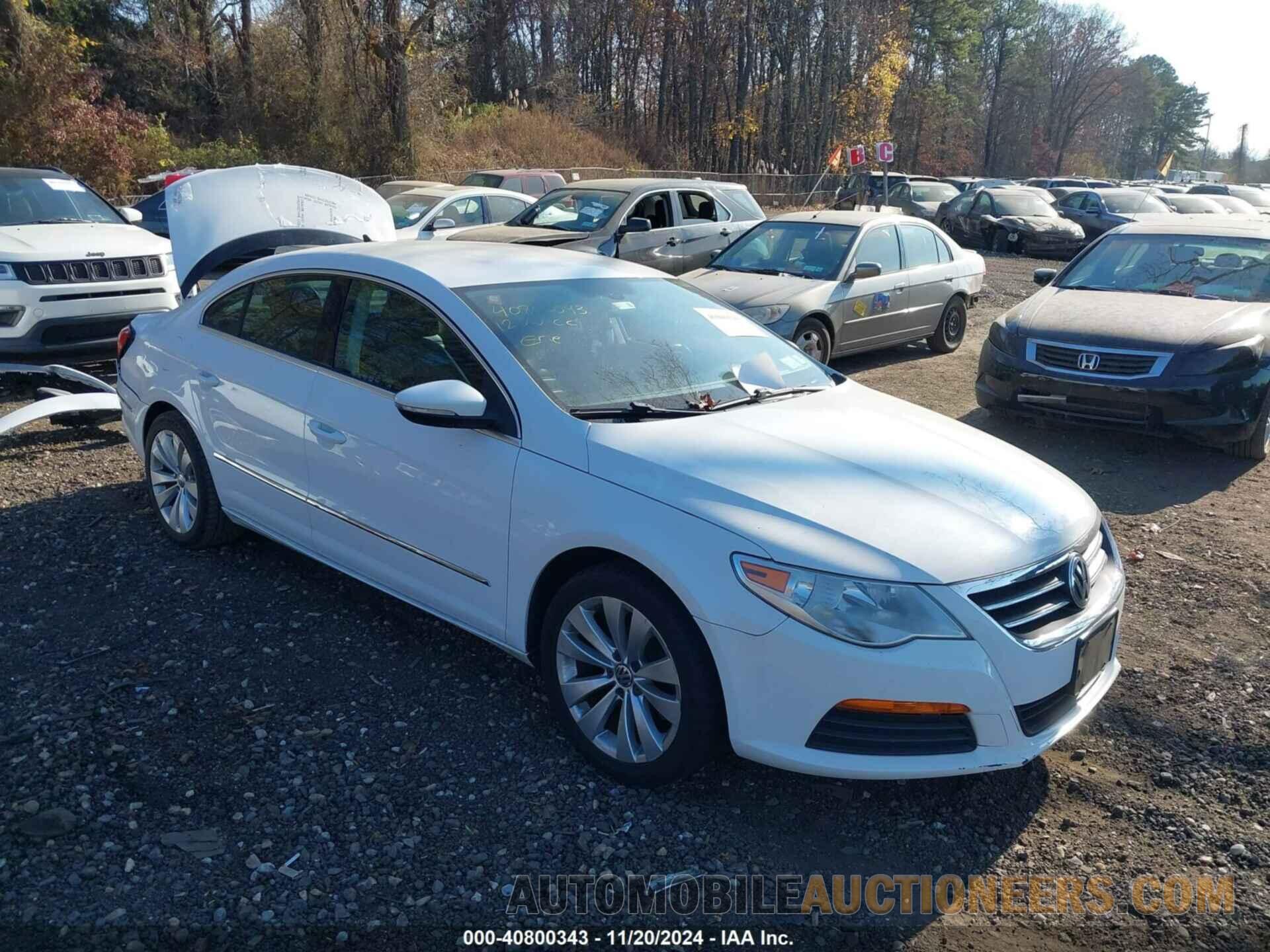 WVWMP7AN1CE548192 VOLKSWAGEN CC 2012