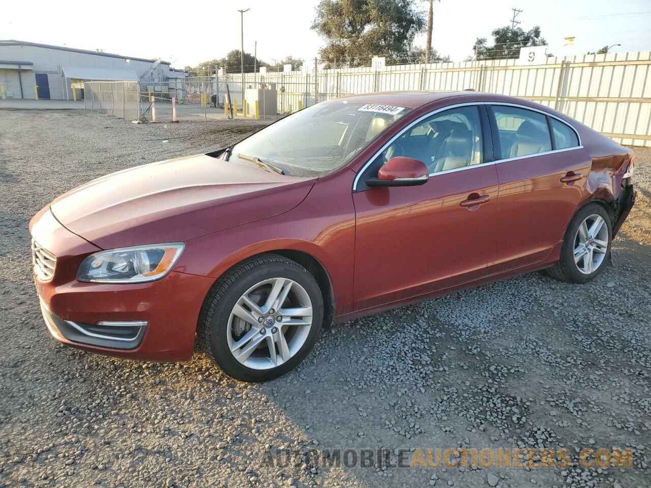 YV1612FS3E2277338 VOLVO S60 2014