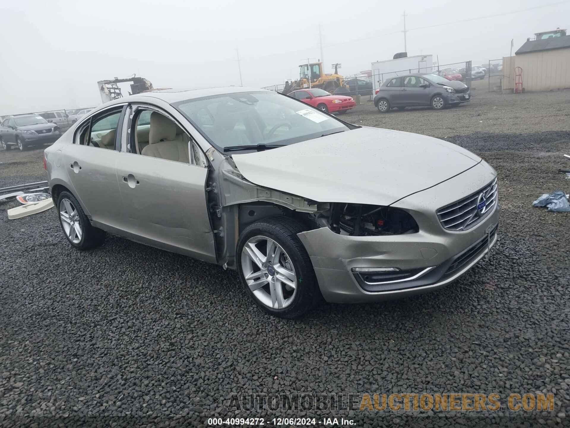 YV1612TK3F2338631 VOLVO S60 2015