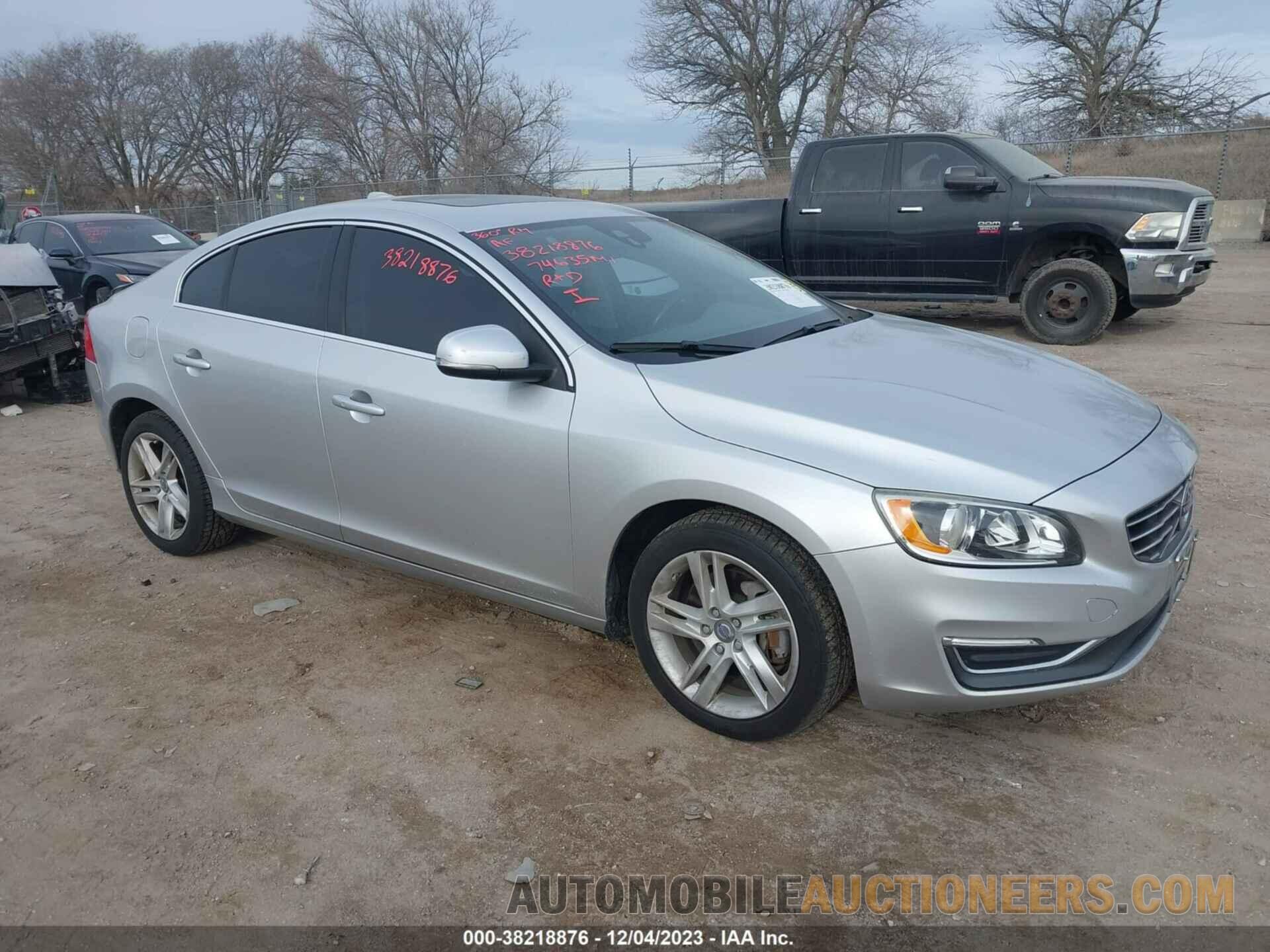 YV1612TK6F1342310 VOLVO S60 2015