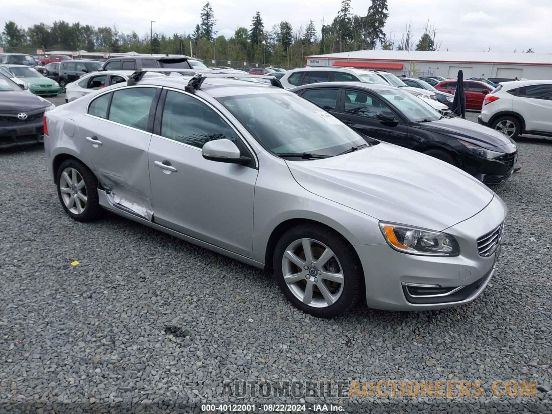 YV1612TK9G1399327 VOLVO S60 2016