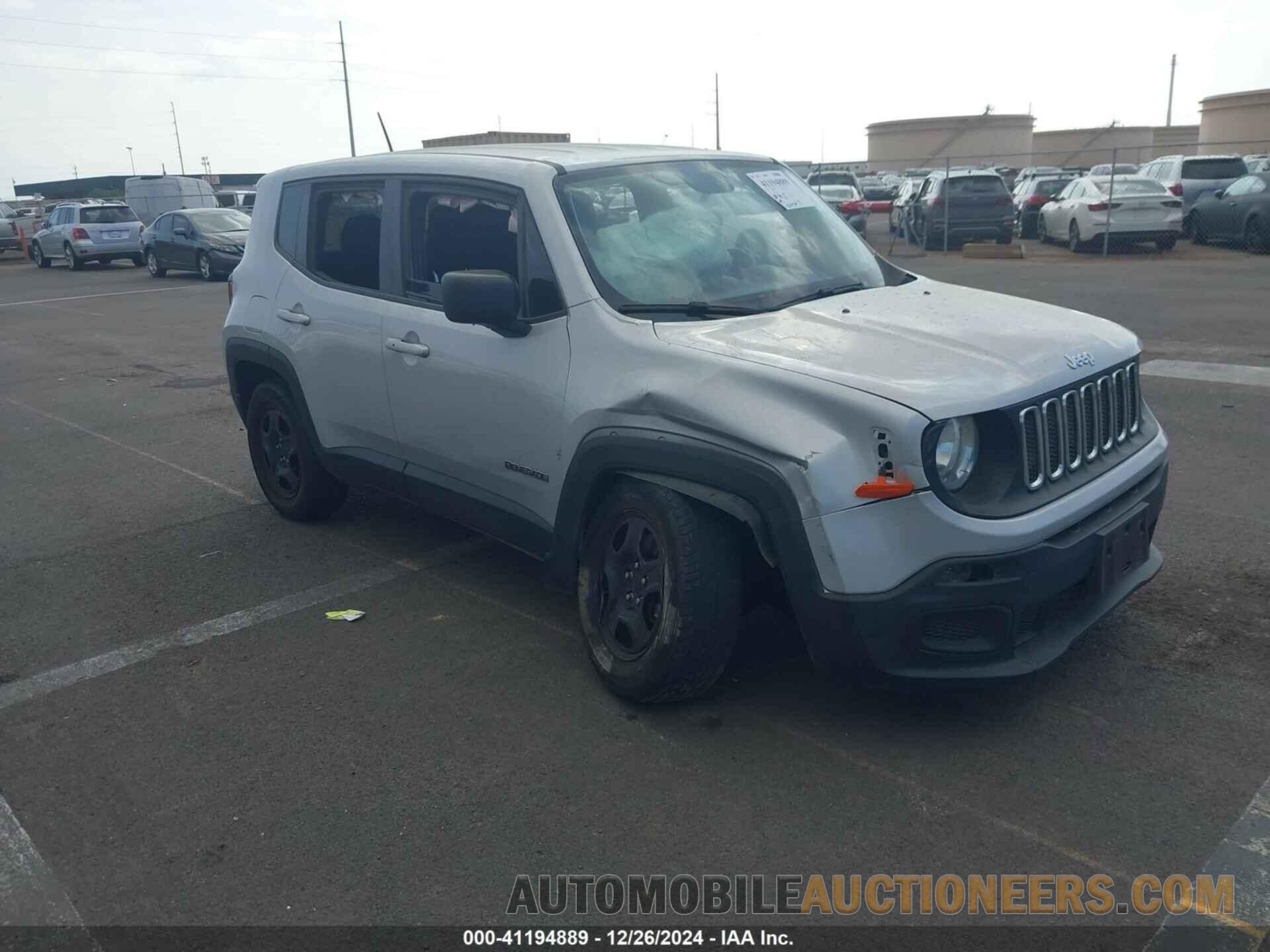 ZACCJAAB1HPE83438 JEEP RENEGADE 2017