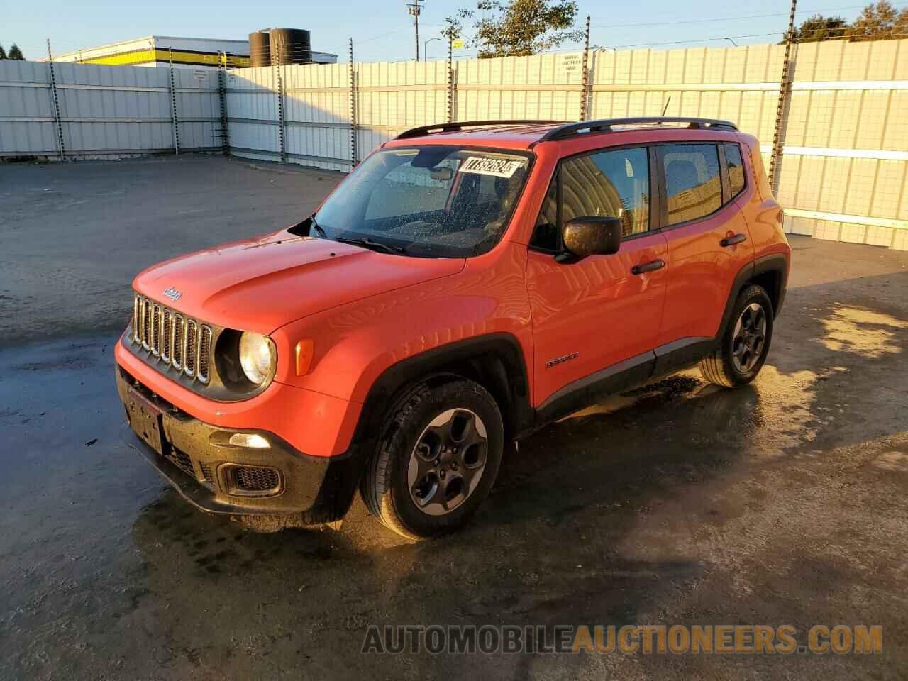 ZACCJAAB8HPE89642 JEEP RENEGADE 2017