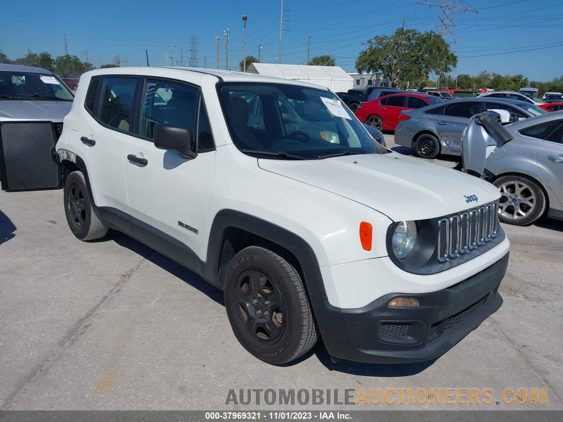 ZACCJAAB8JPG70407 JEEP RENEGADE 2018