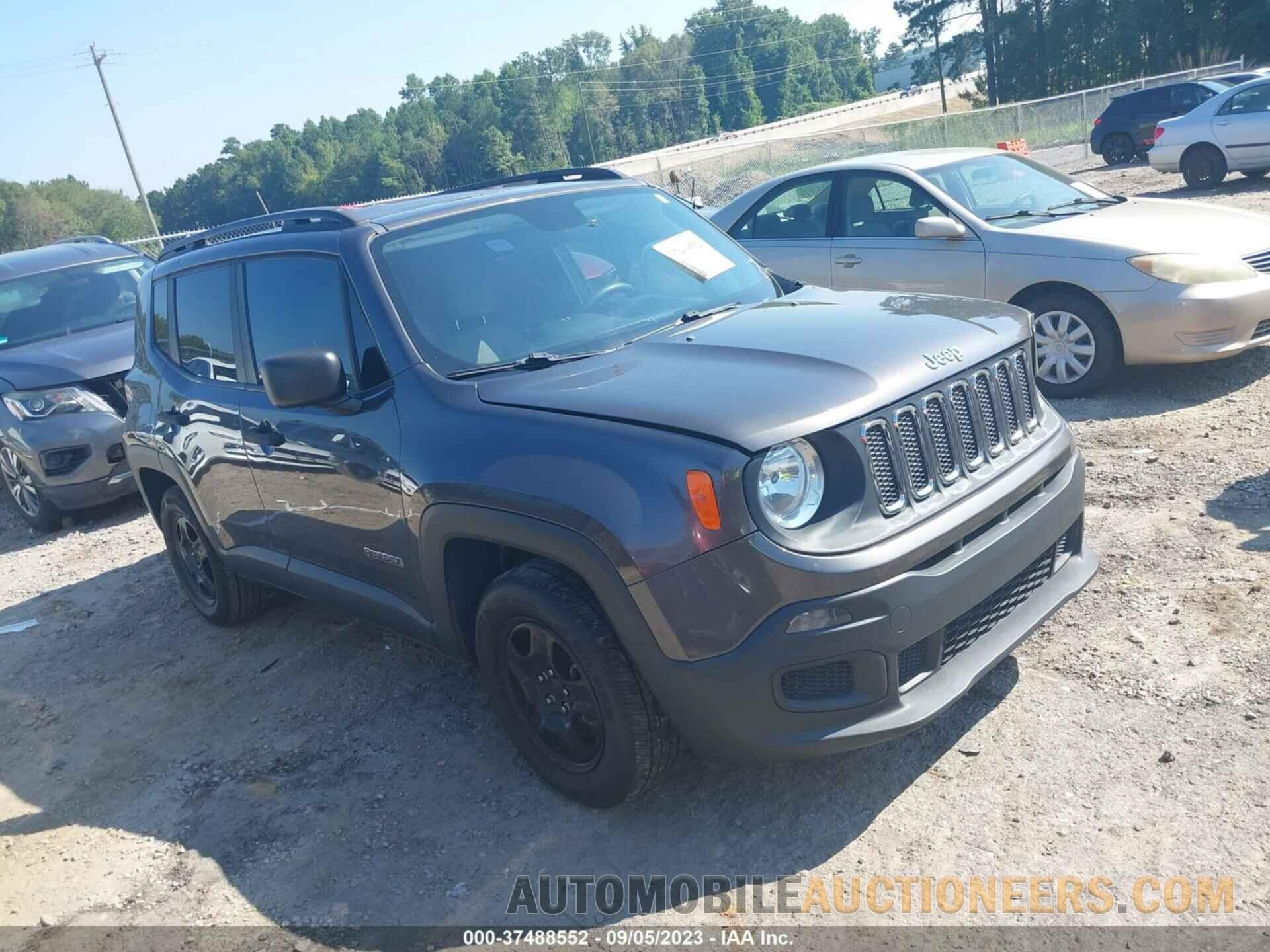 ZACCJAAB8JPG99325 JEEP RENEGADE 2018