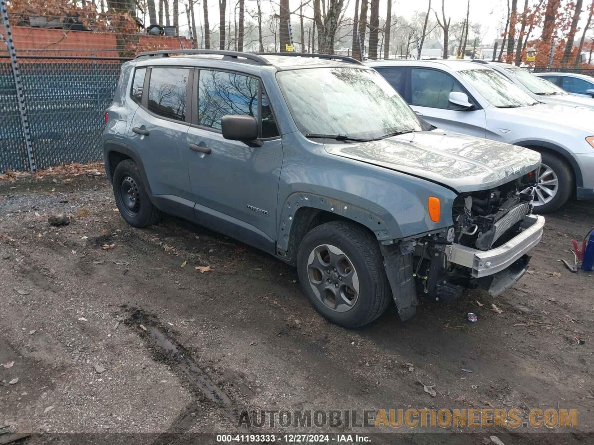 ZACCJAAB9HPF20378 JEEP RENEGADE 2017