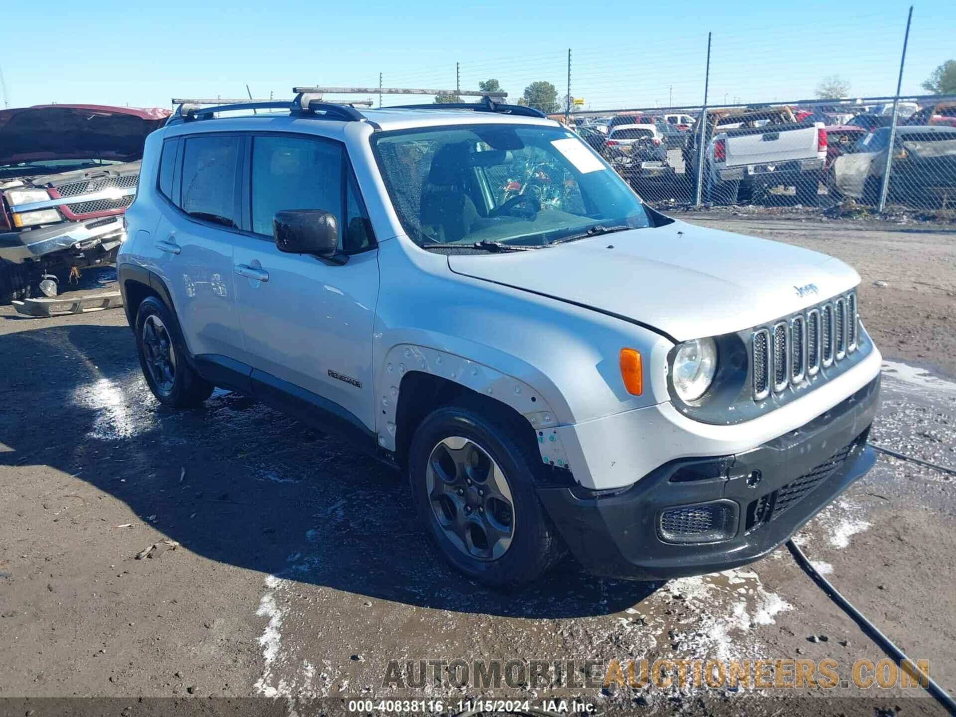 ZACCJAAT2GPD82772 JEEP RENEGADE 2016